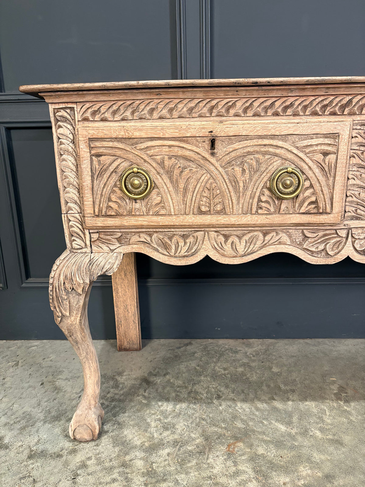 18th Century Carved Oak Dresser