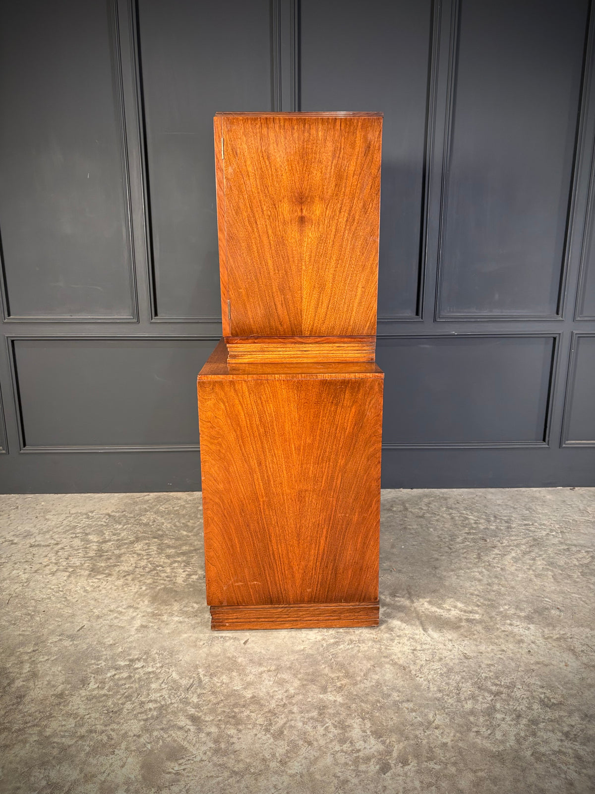 Art Deco Walnut Cocktail Cabinet