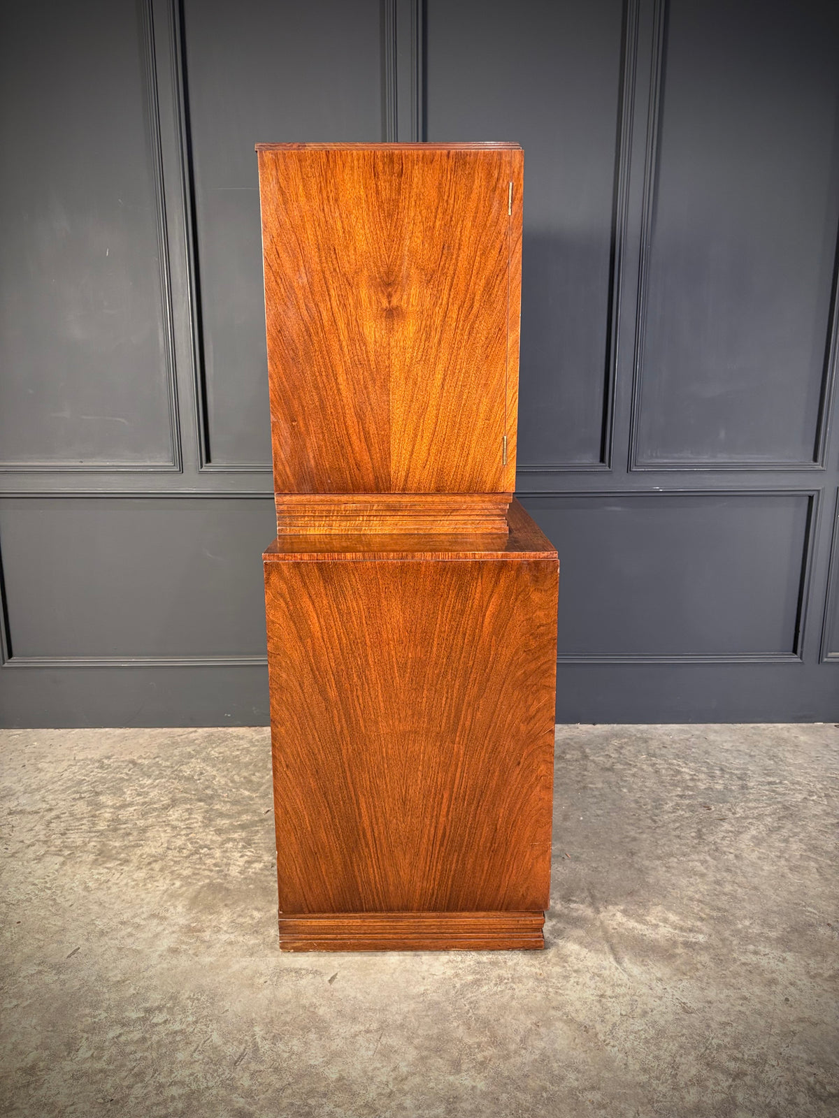 Art Deco Walnut Cocktail Cabinet