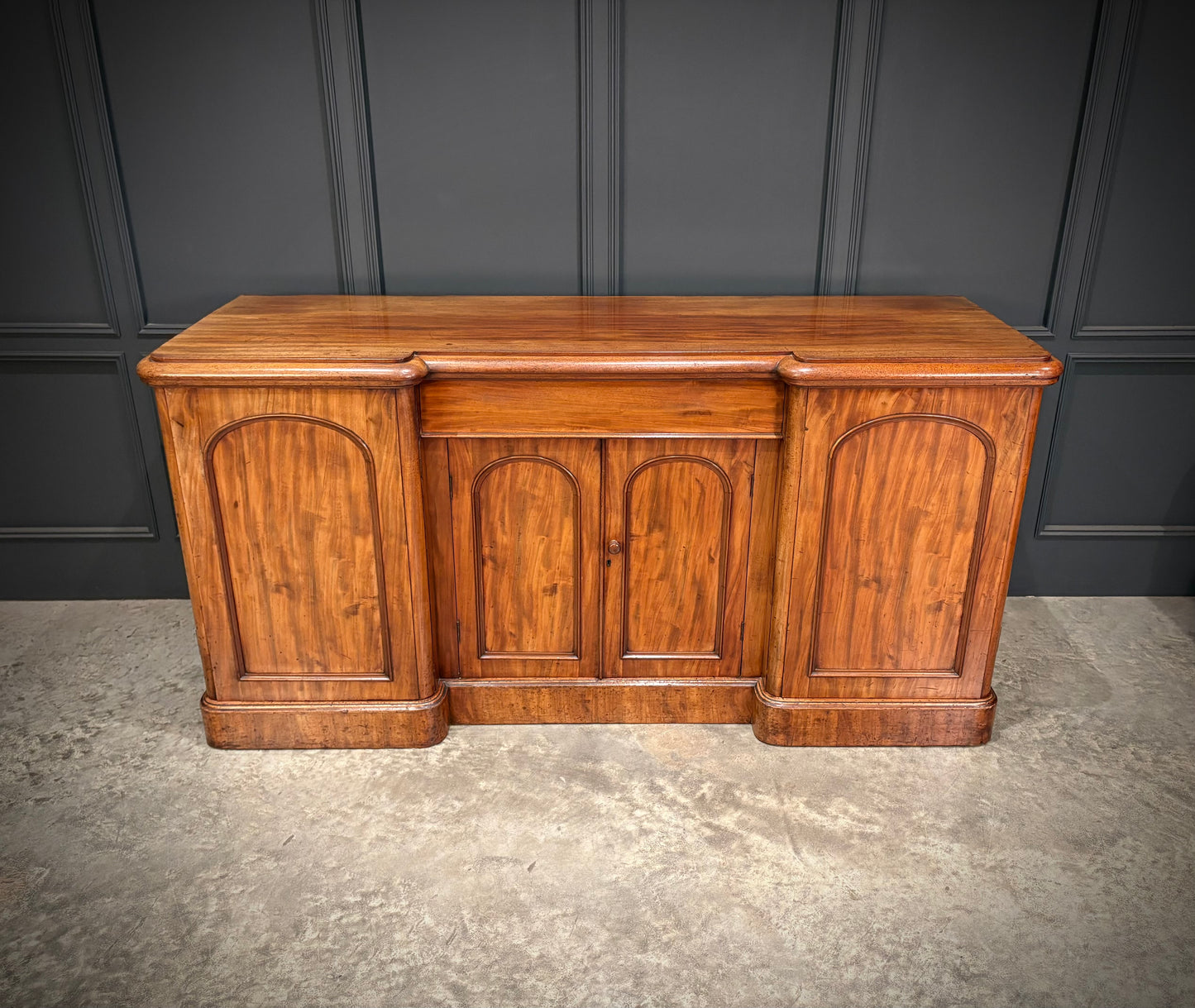 Victorian Flame Mahogany Sideboard