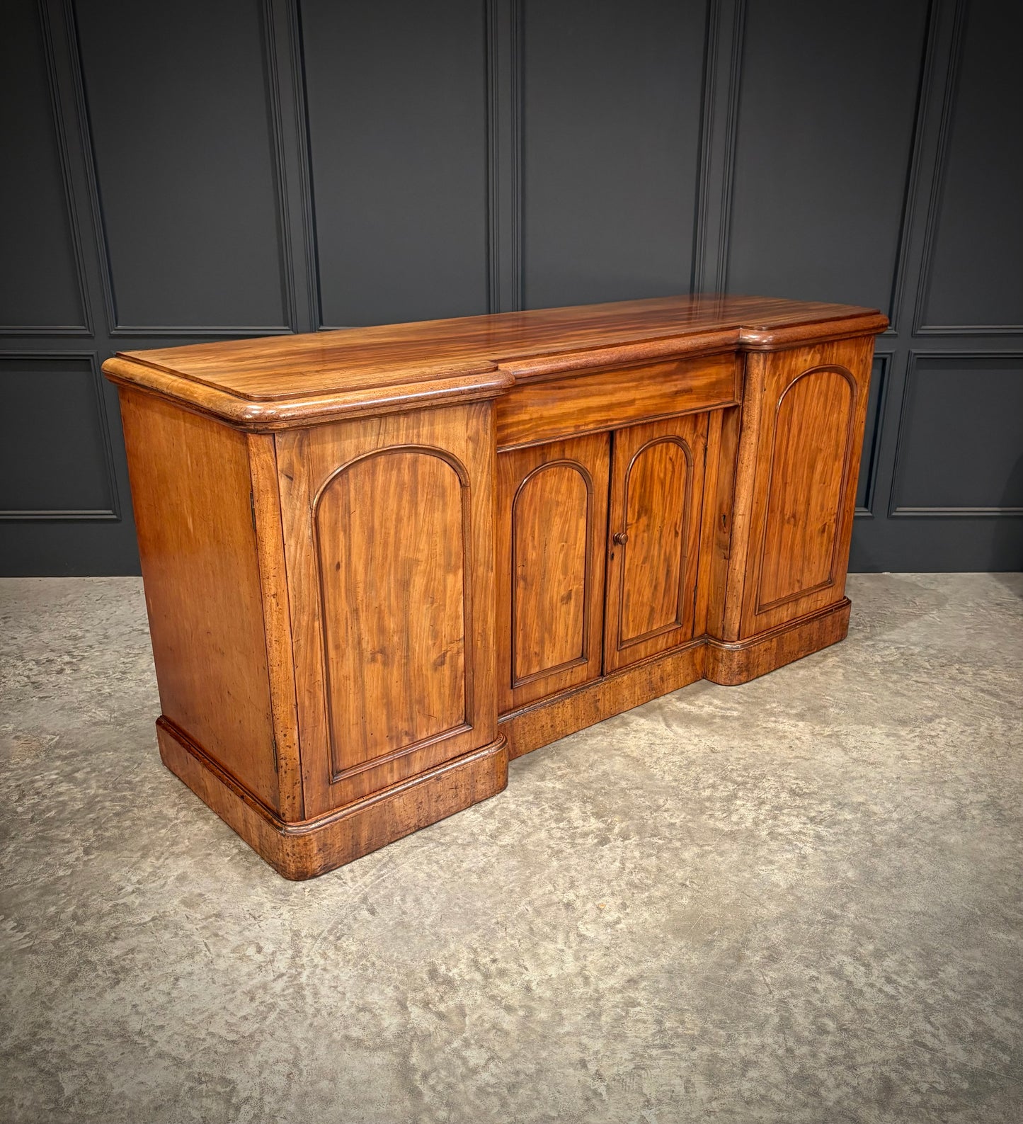 Victorian Flame Mahogany Sideboard