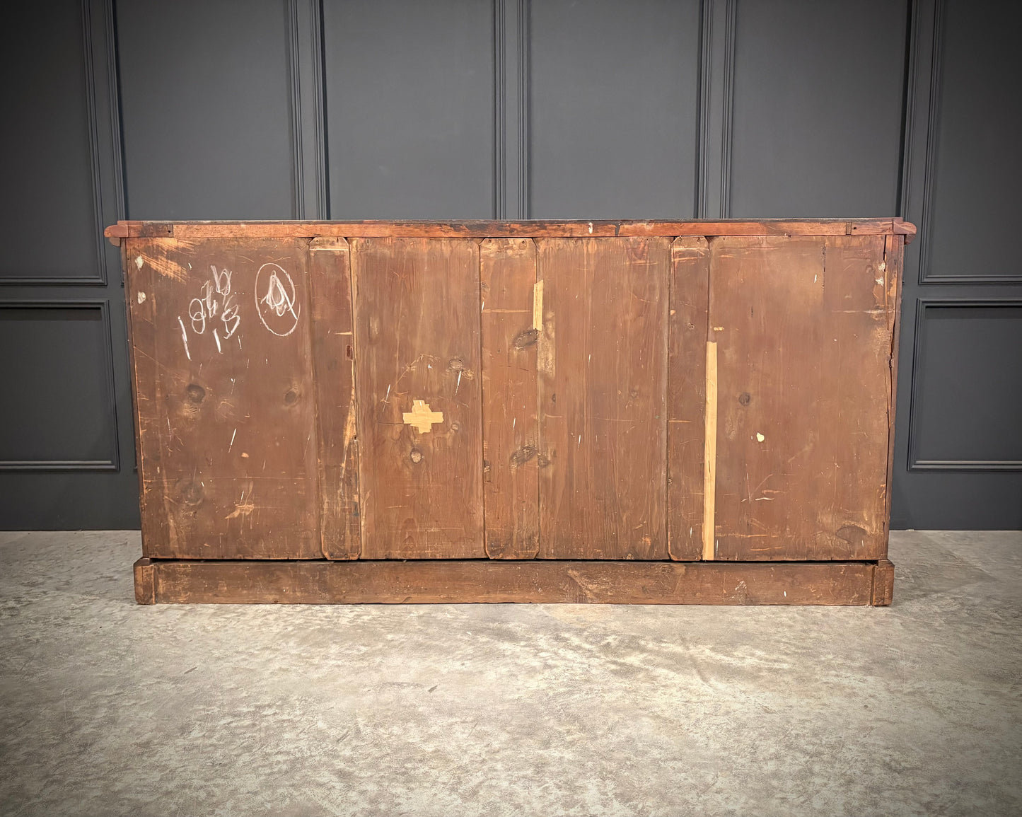 Victorian Flame Mahogany Sideboard