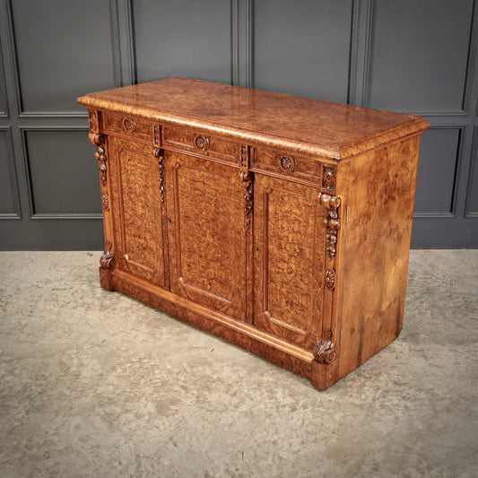 Superb Victorian Pollard Oak Sideboard