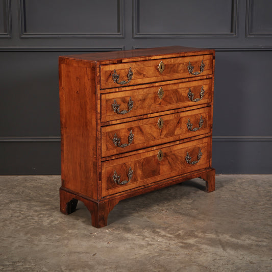 Rare Georgian Walnut Hall Chest