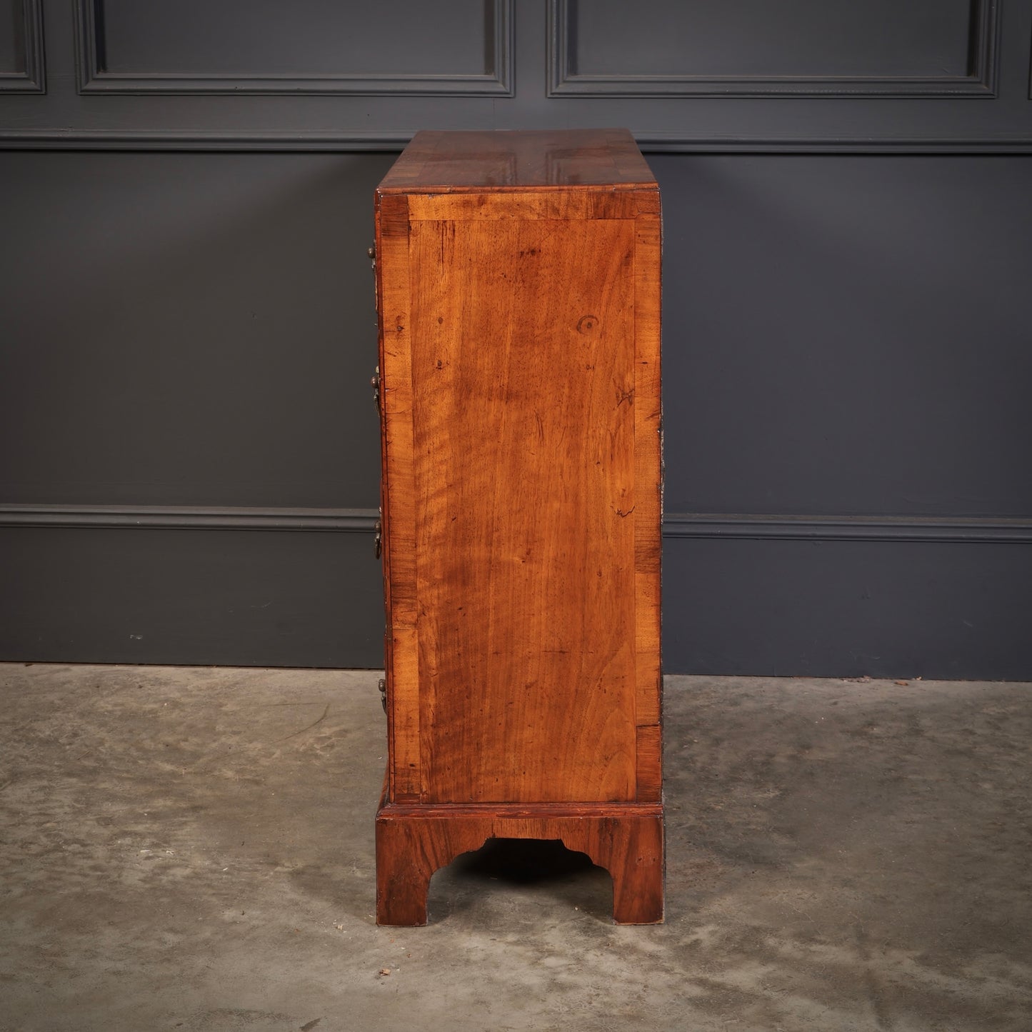 Rare Georgian Walnut Hall Chest