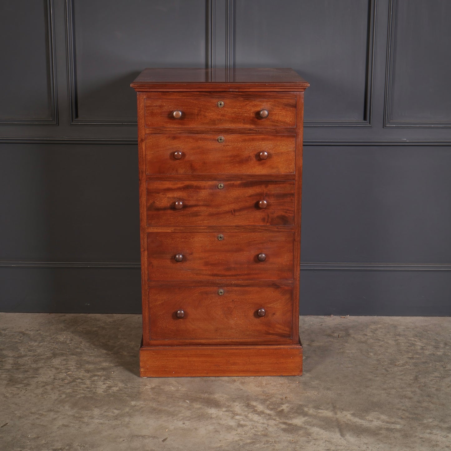 19th Century Mahogany Pedestal Cupboard