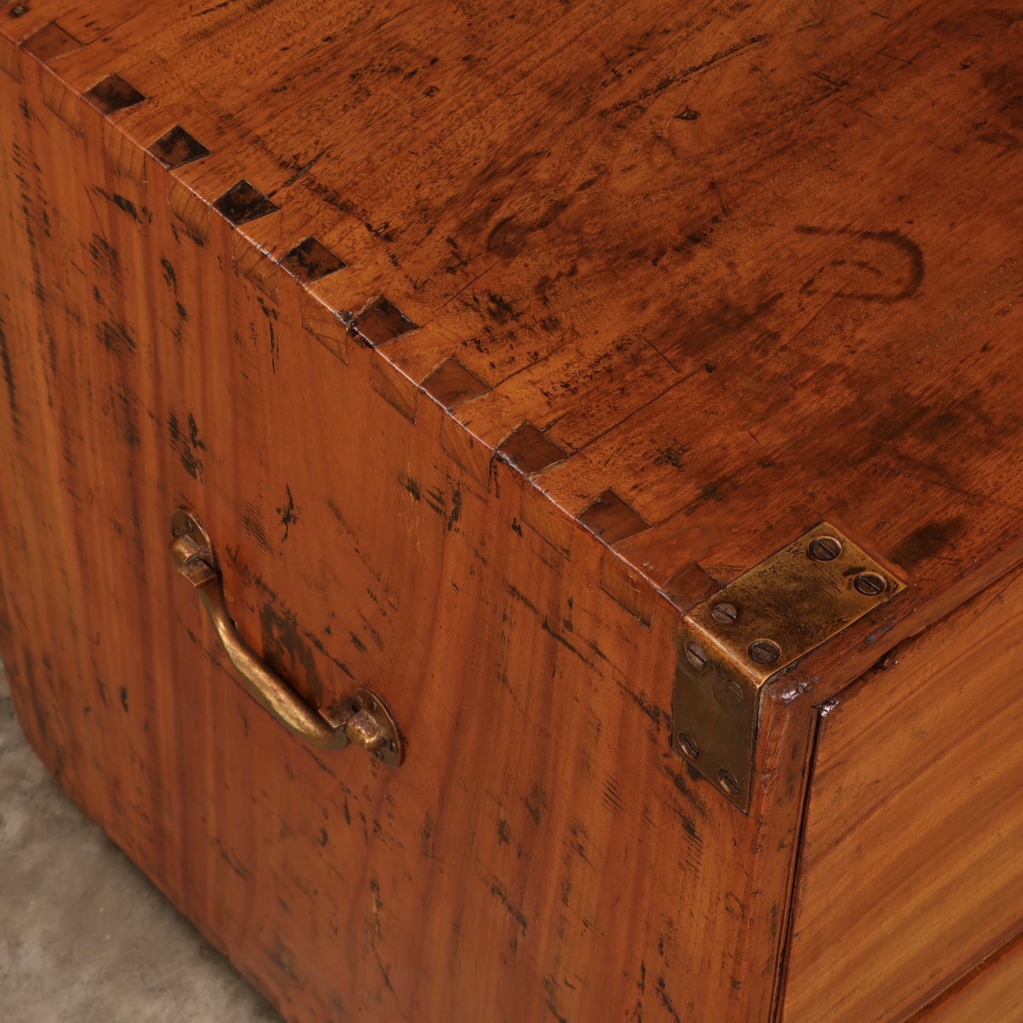 Camphor Wood Campaign Chest Coffee Table