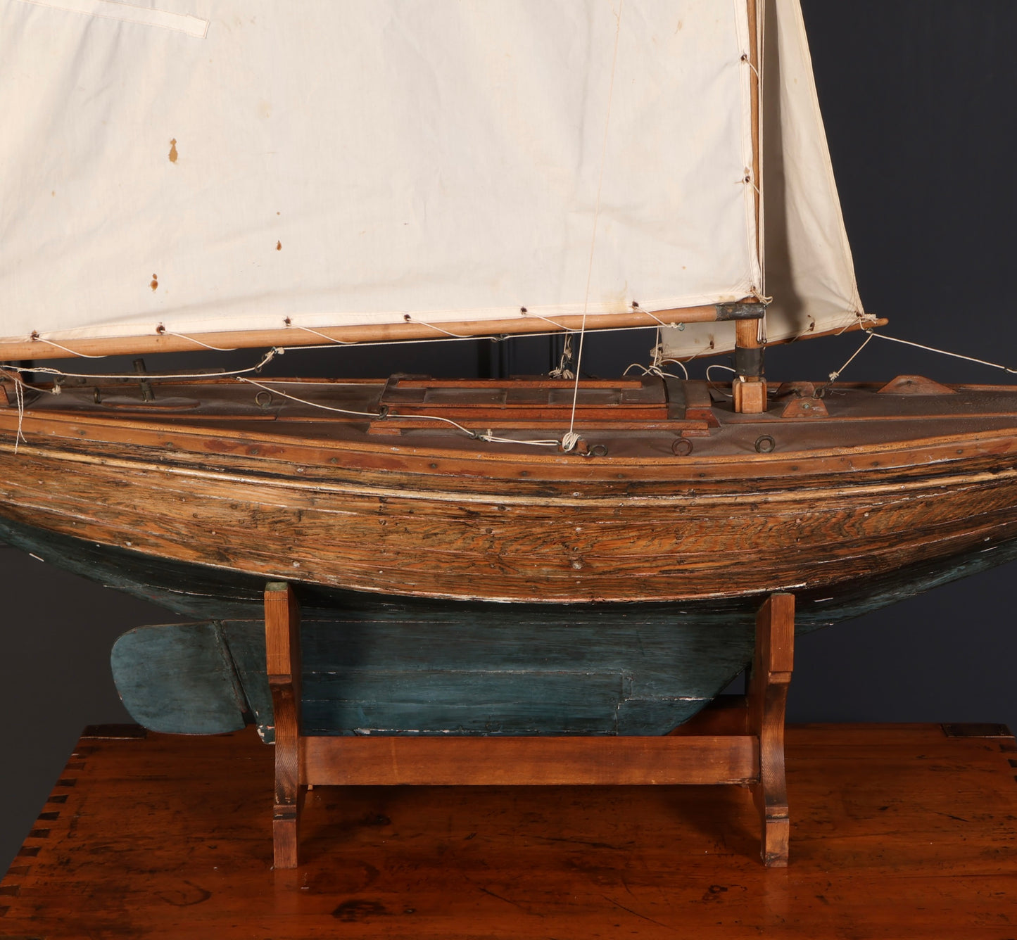 Large Pond Yacht - Circa 1900