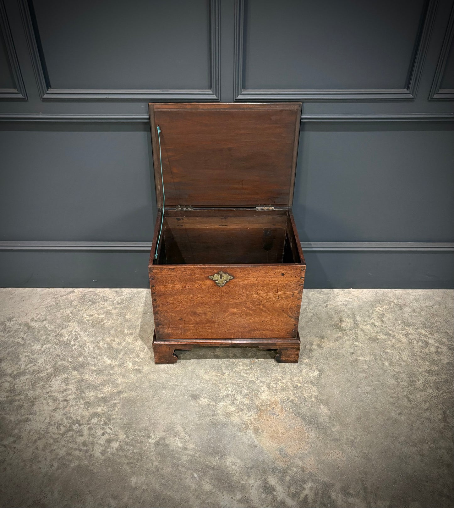 Small Georgian Mahogany Storage Box