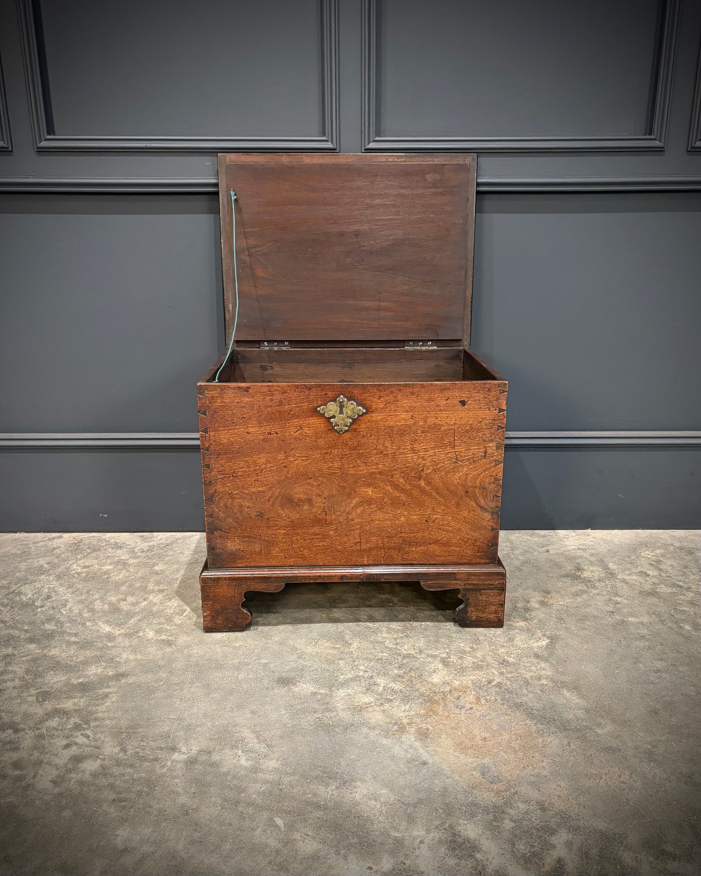 Small Georgian Mahogany Storage Box