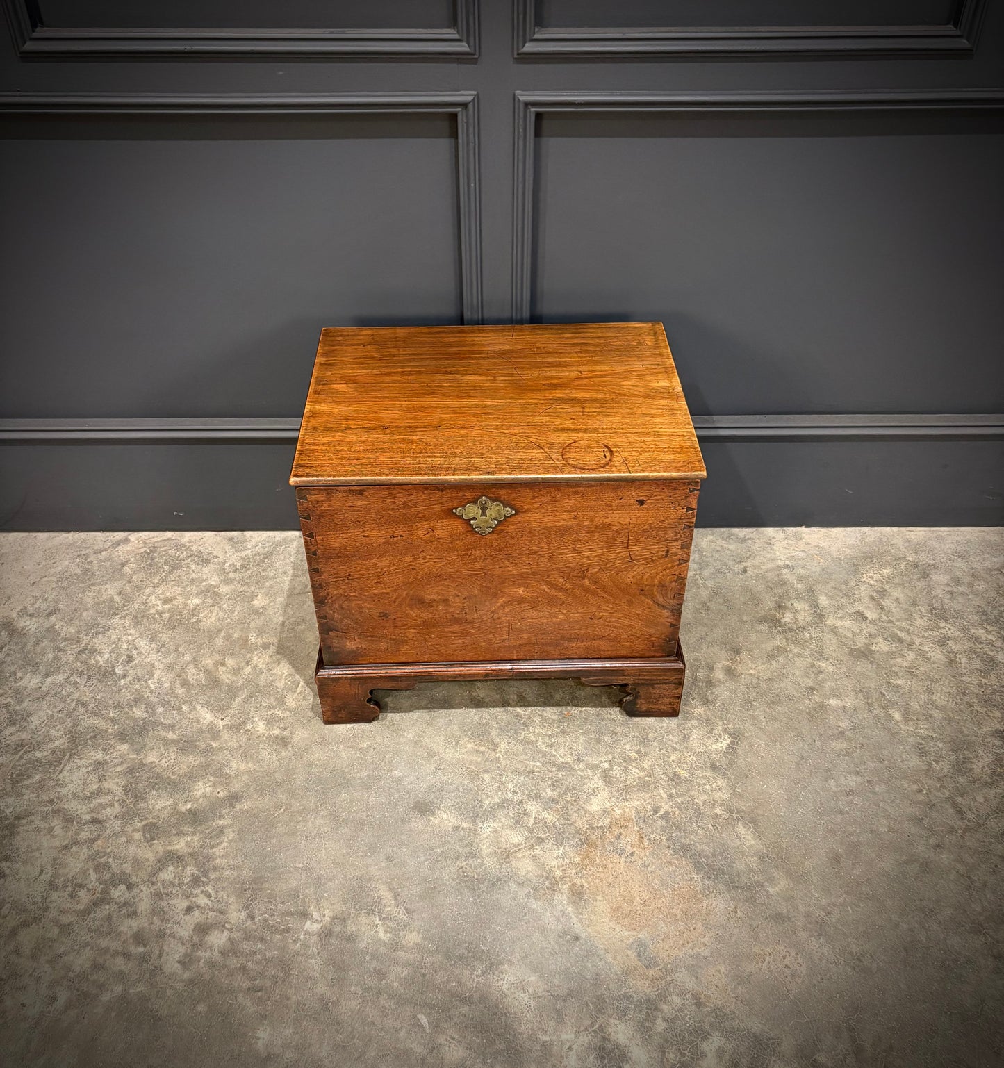 Small Georgian Mahogany Storage Box