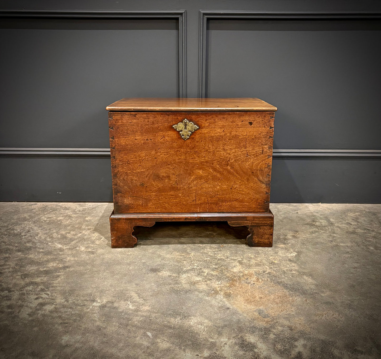 Small Georgian Mahogany Storage Box