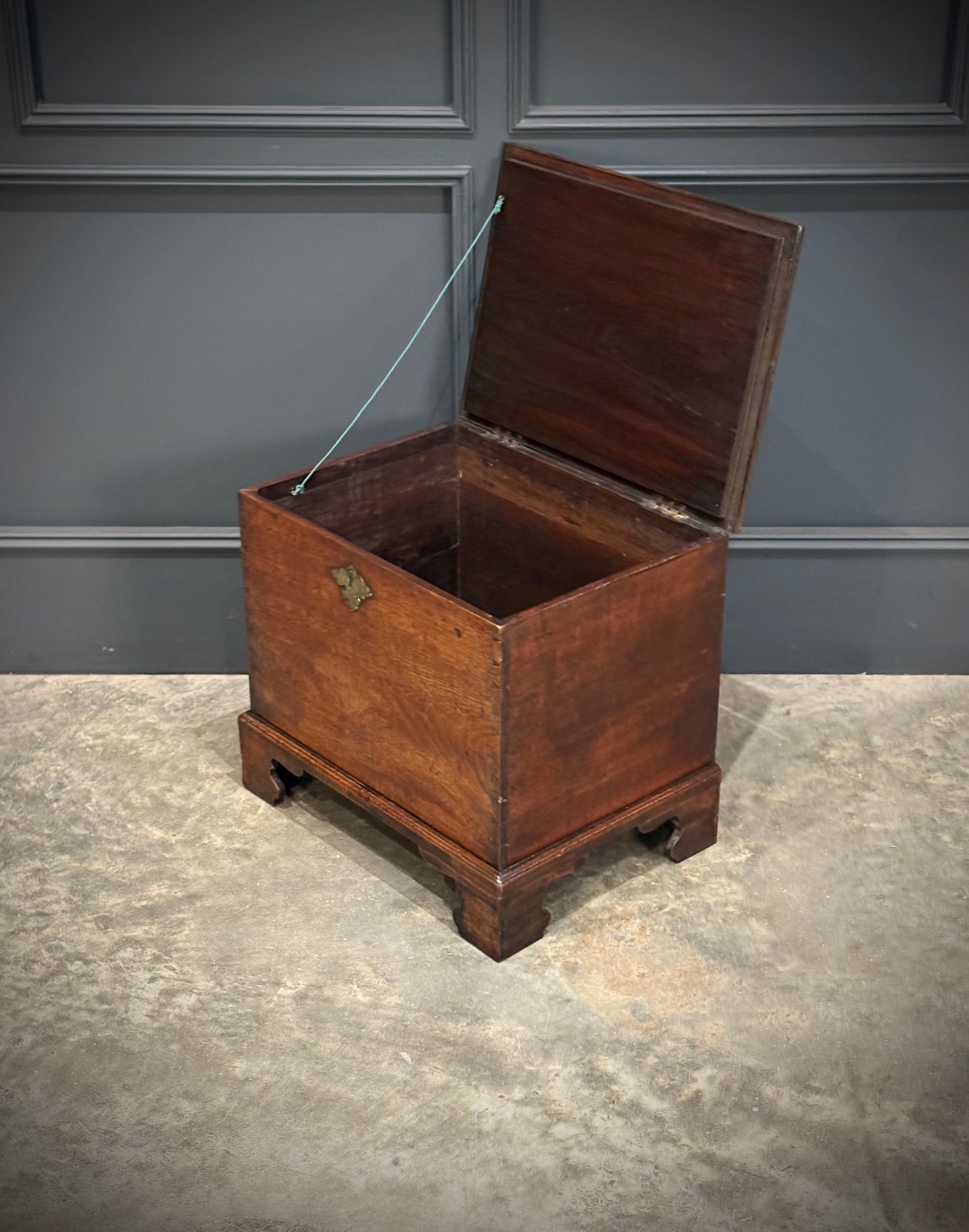 Small Georgian Mahogany Storage Box