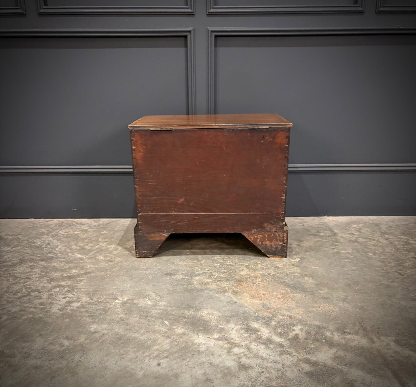 Small Georgian Mahogany Storage Box