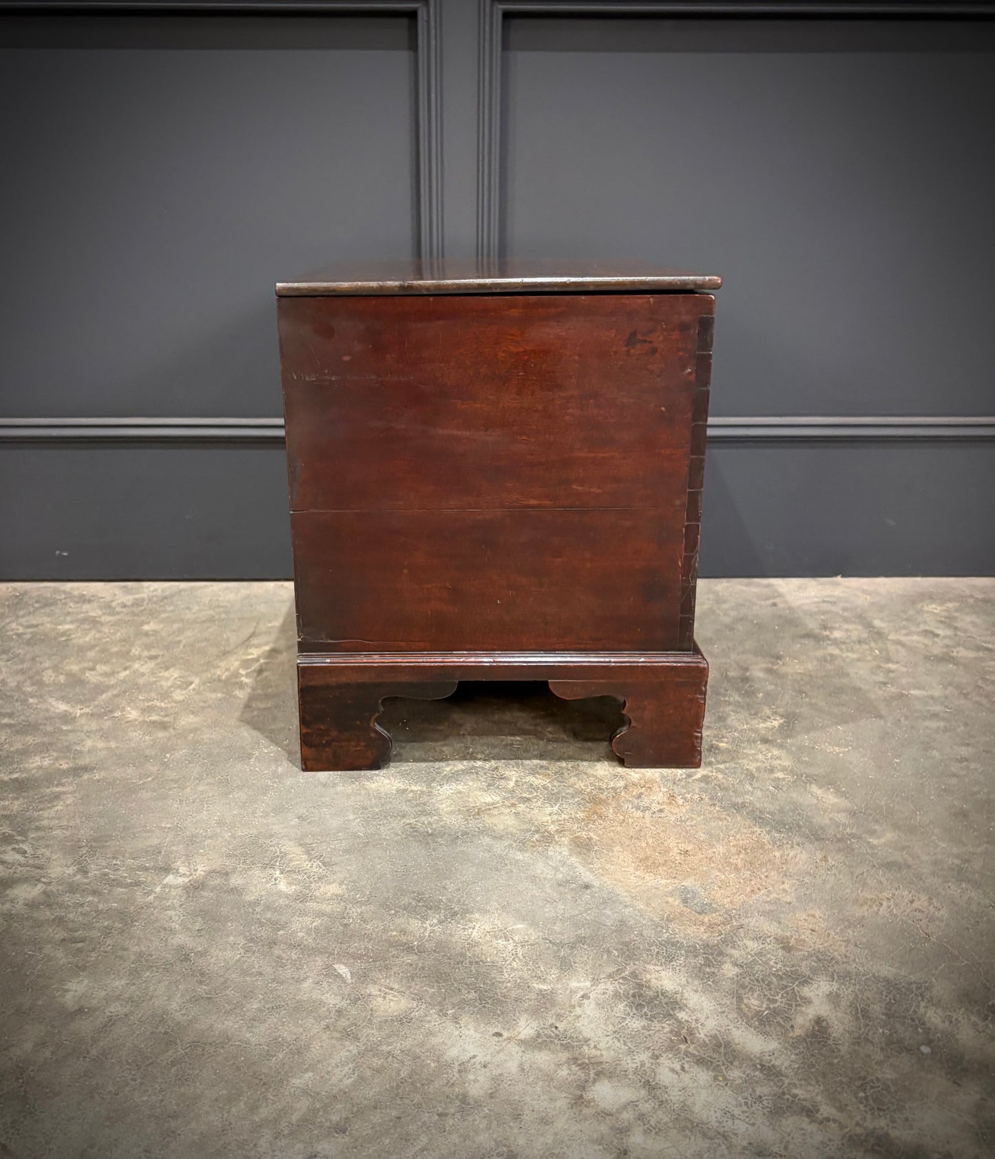 Small Georgian Mahogany Storage Box