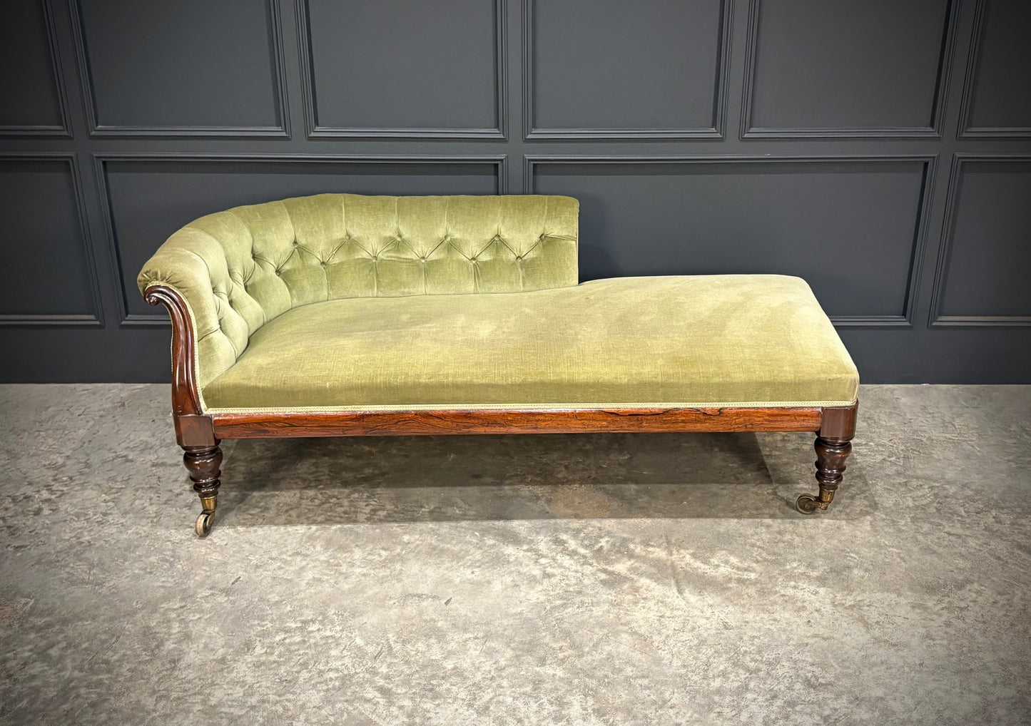 Victorian Rosewood Chaise Longue