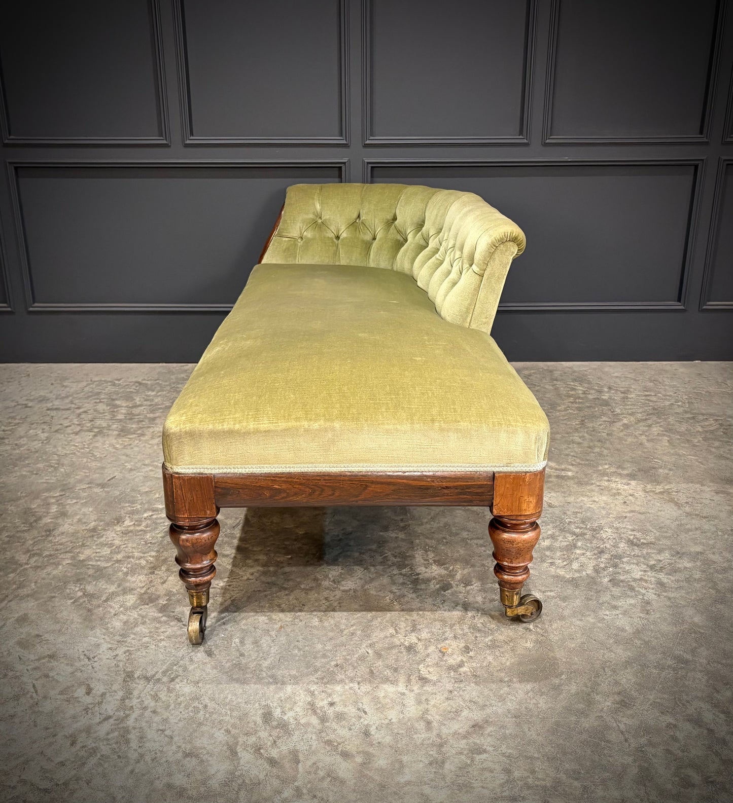 Victorian Rosewood Chaise Longue