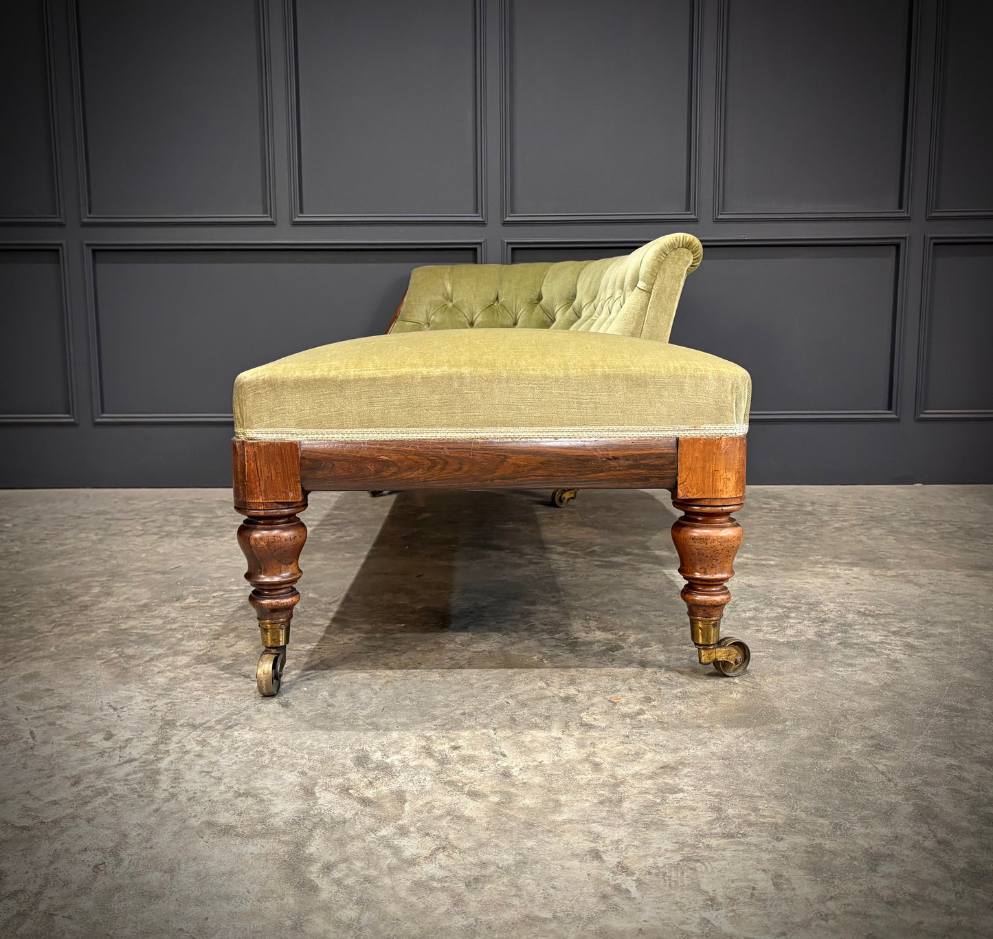 Victorian Rosewood Chaise Longue