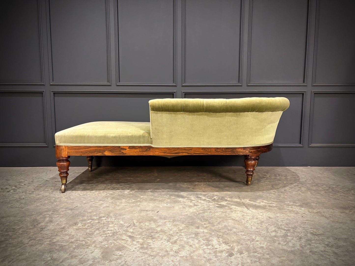 Victorian Rosewood Chaise Longue