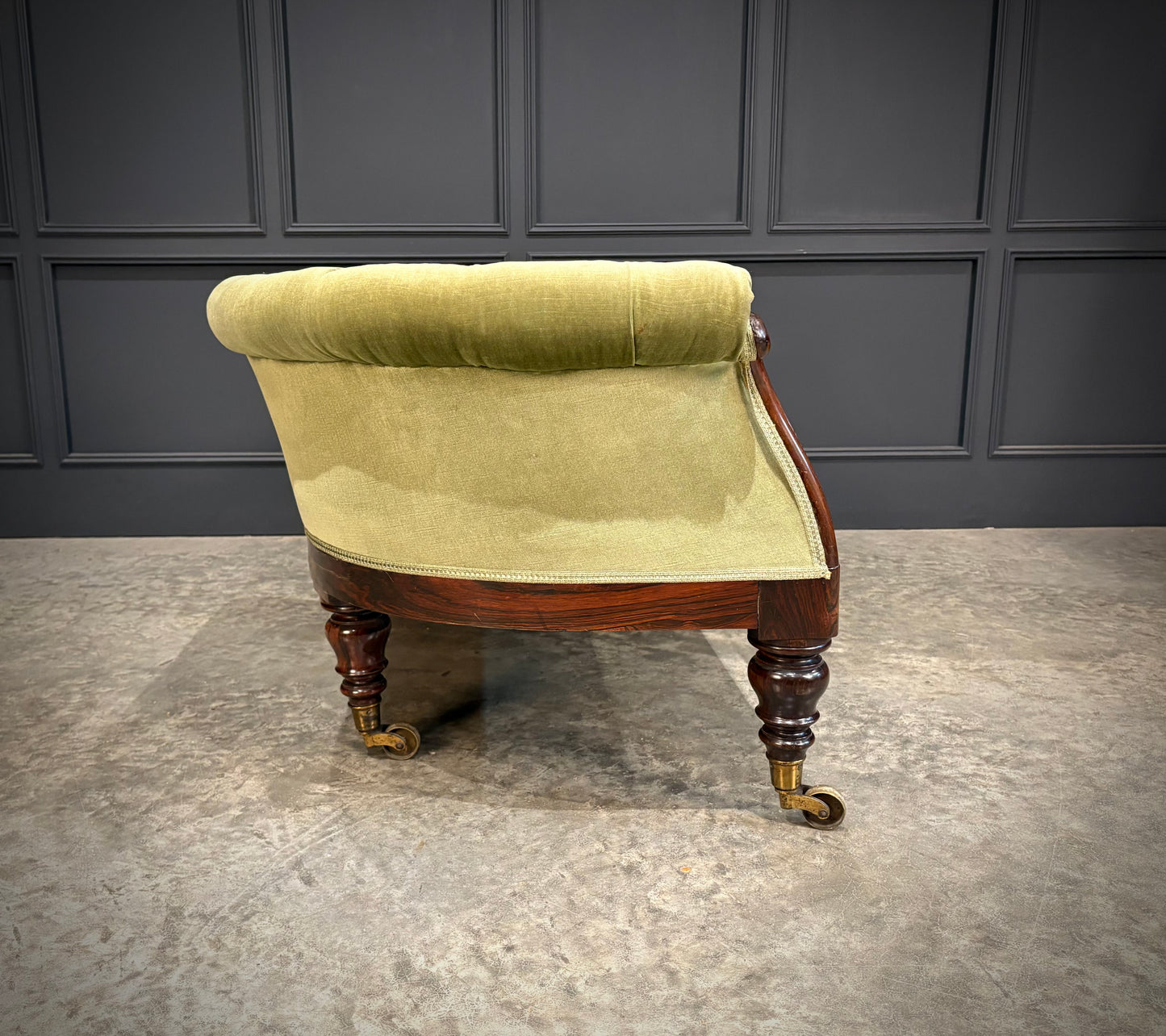 Victorian Rosewood Chaise Longue