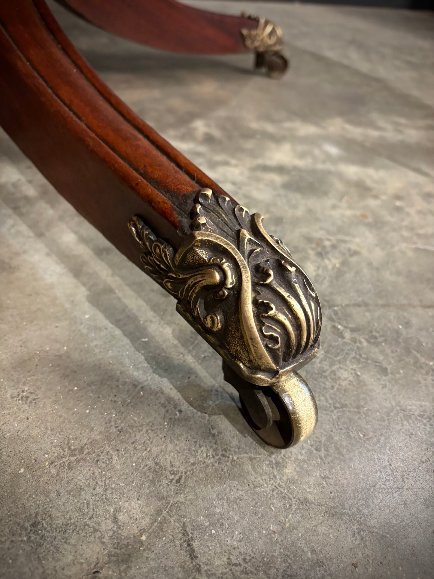 Regency Mahogany Drum Table