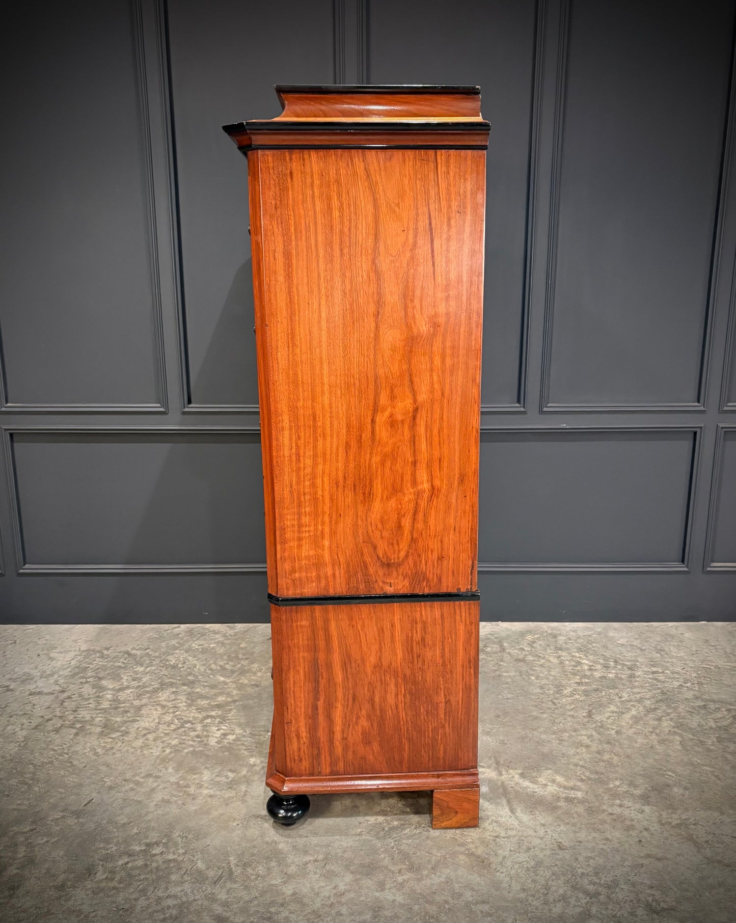 19th Century Walnut Tall Chest of Drawers