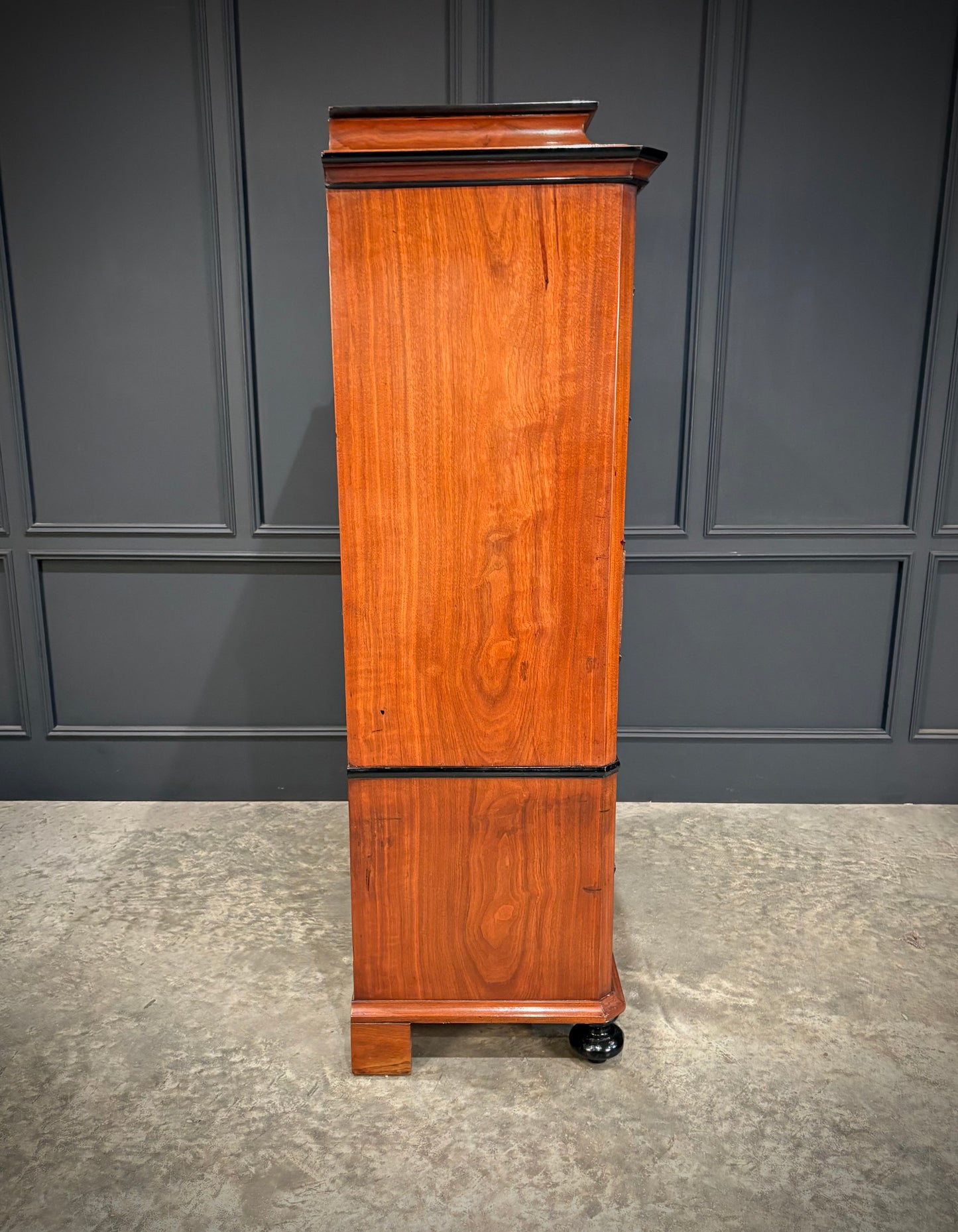 19th Century Walnut Tall Chest of Drawers