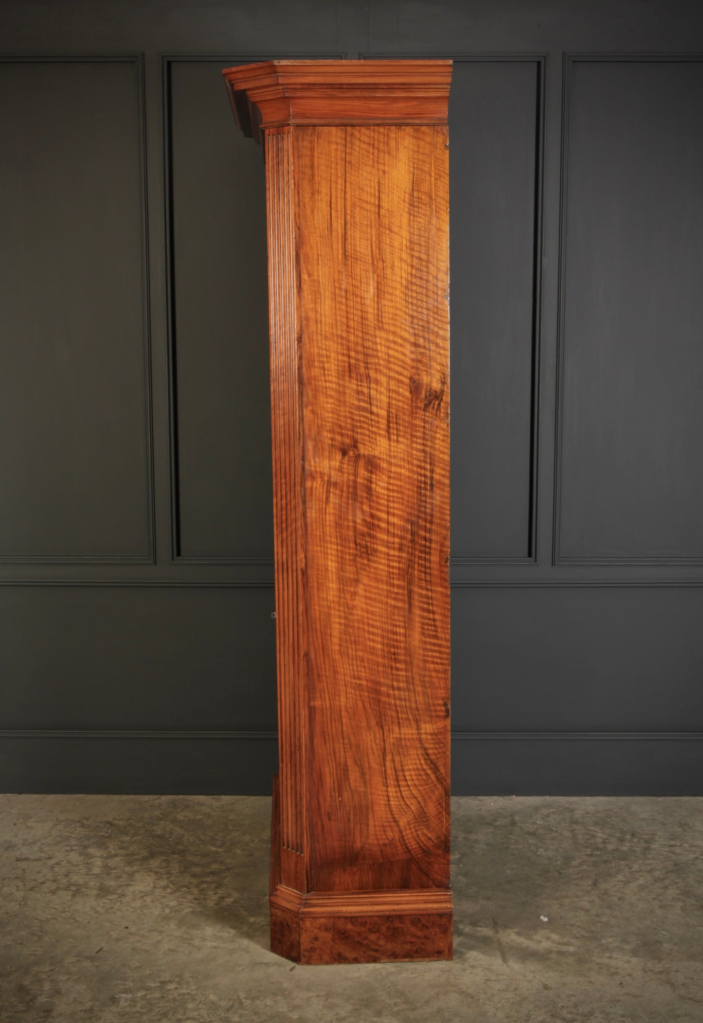 Victorian Burr Walnut Office Bookcase