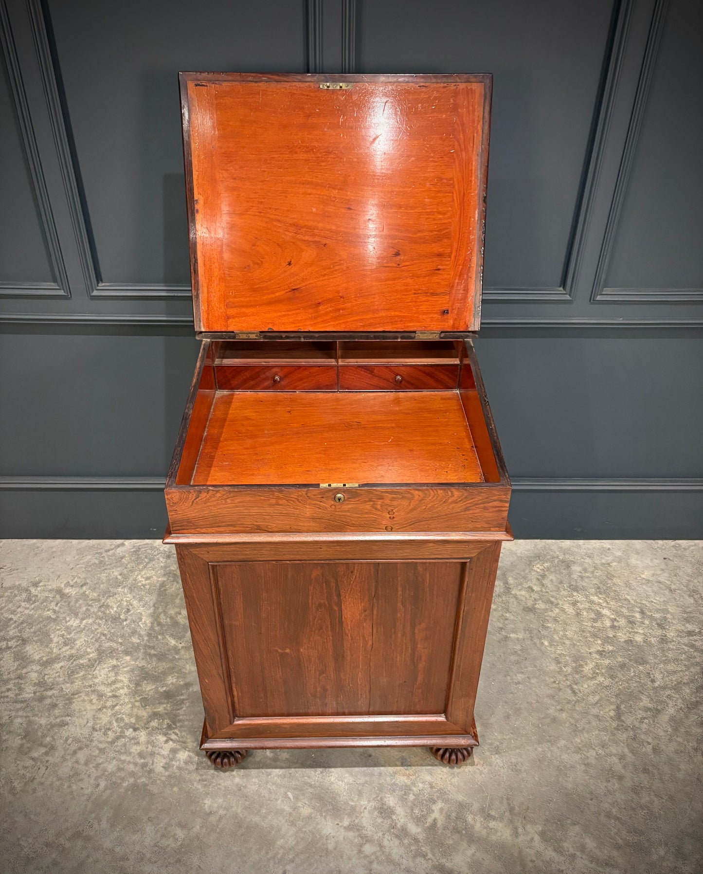 Large 19th Century Rosewood Davenport Desk