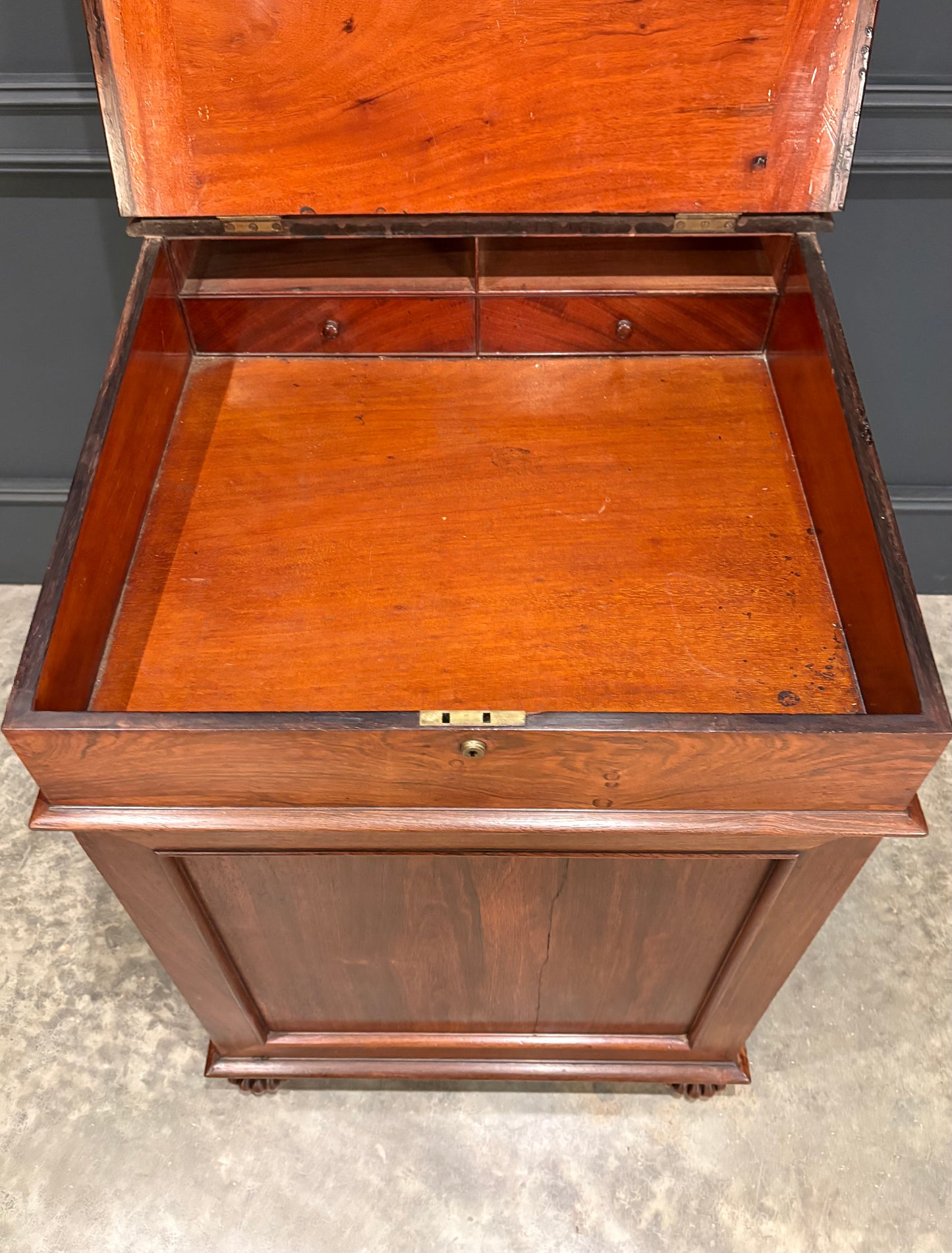 Large 19th Century Rosewood Davenport Desk