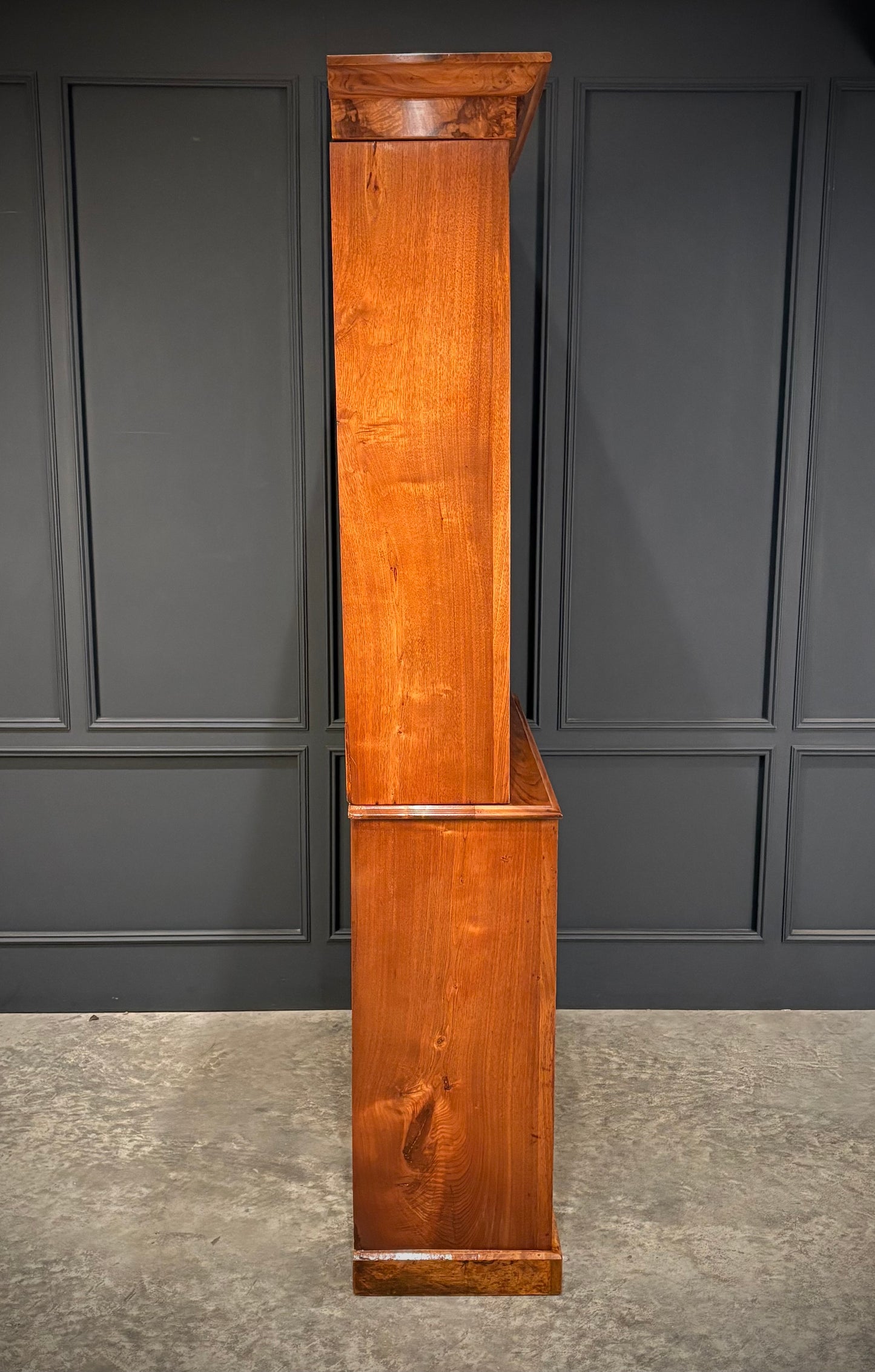 Victorian Walnut Glazed Bookcase