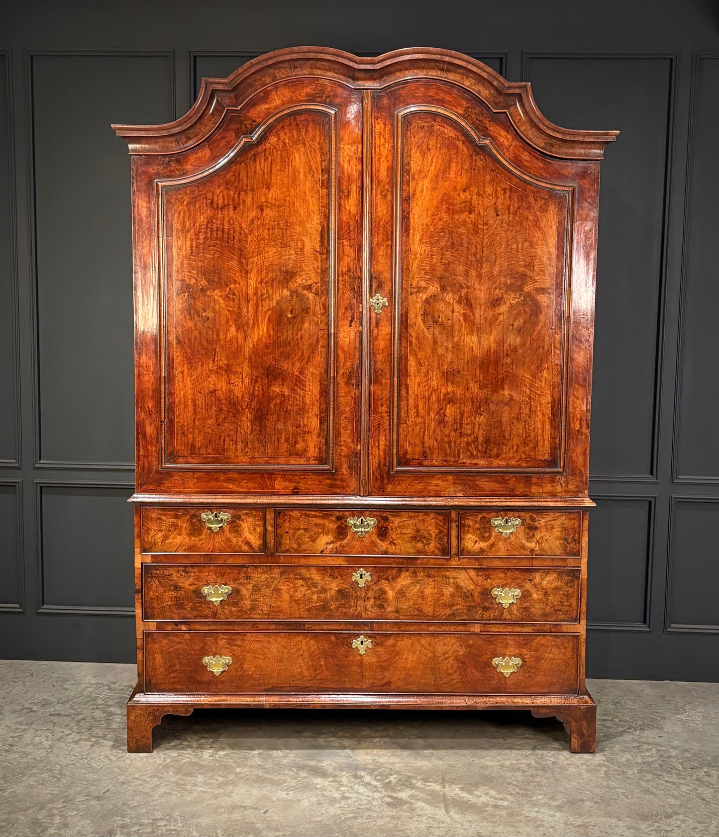 Large 18th Century Dutch Walnut Cabinet