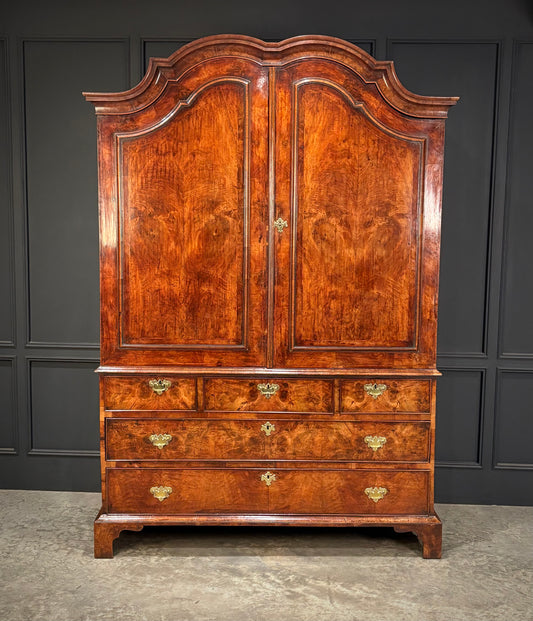 Large 18th Century Dutch Walnut Cabinet