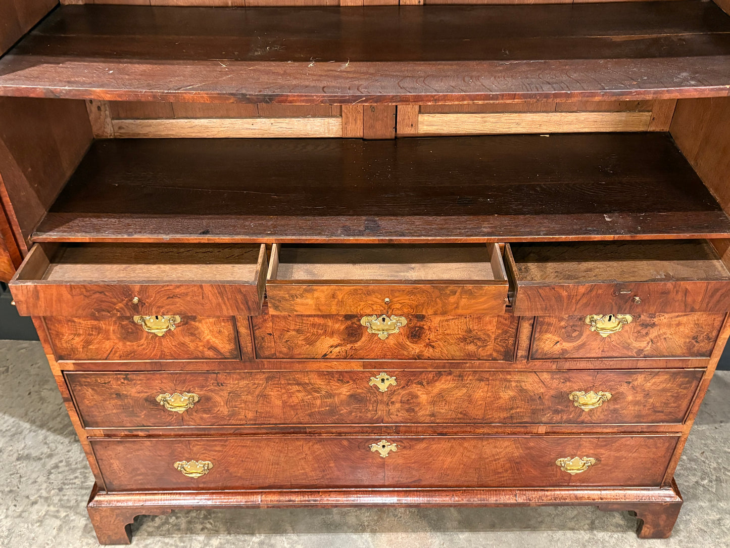 Large 18th Century Dutch Walnut Cabinet