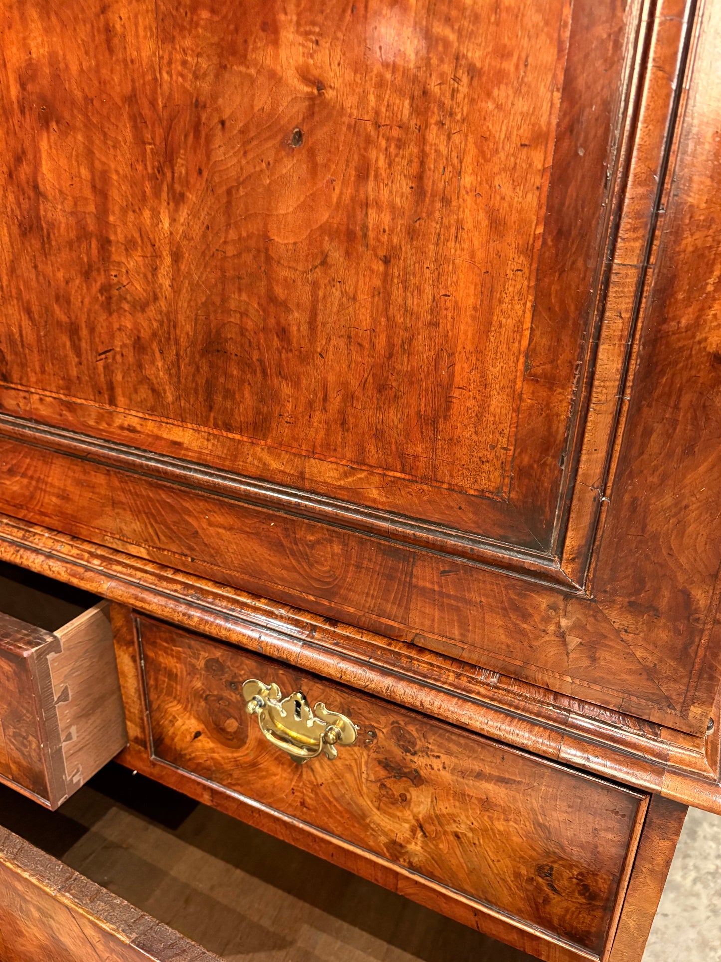 Large 18th Century Dutch Walnut Cabinet