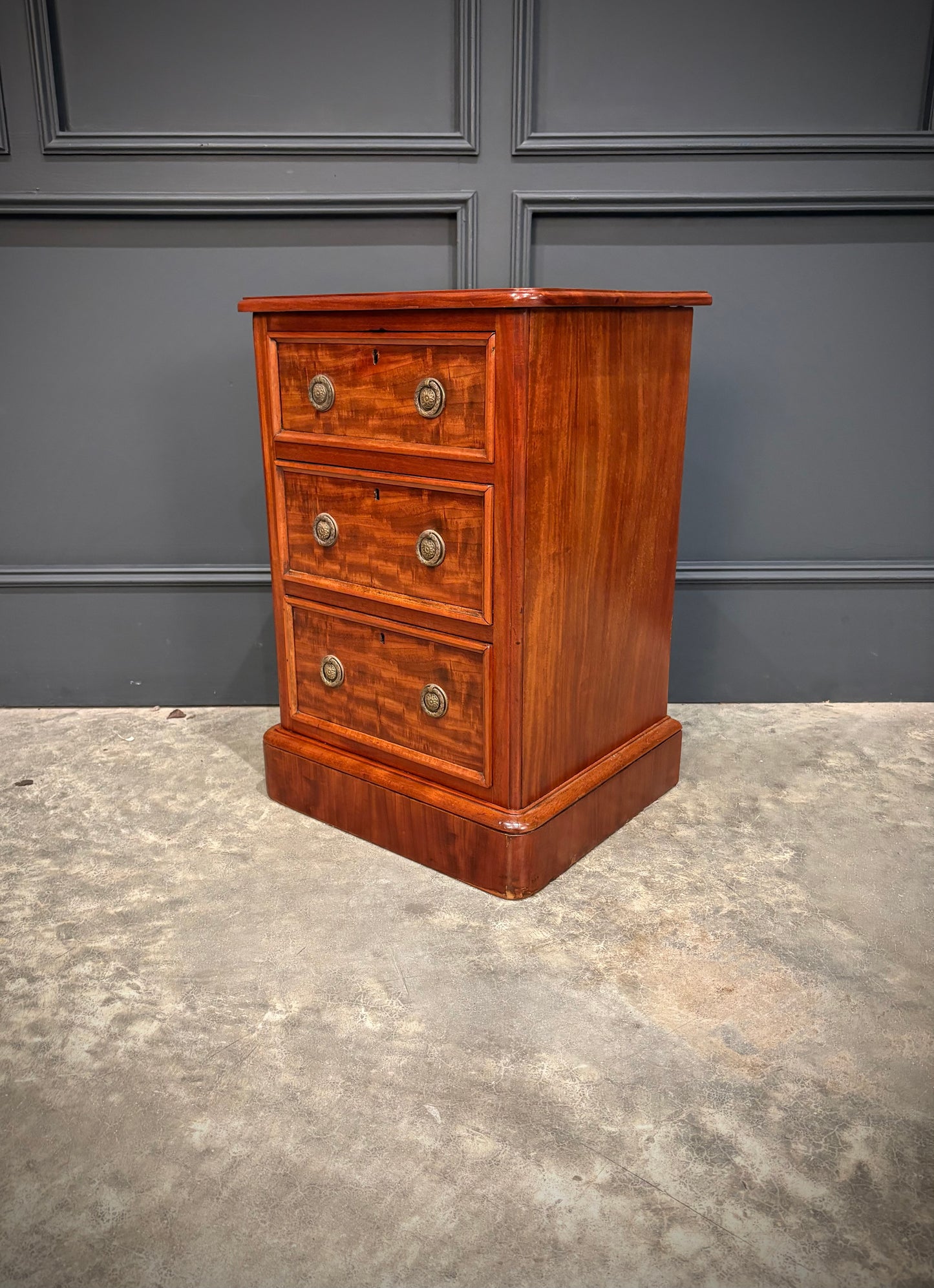 Pair of Victorian Mahogany Bedside Chests