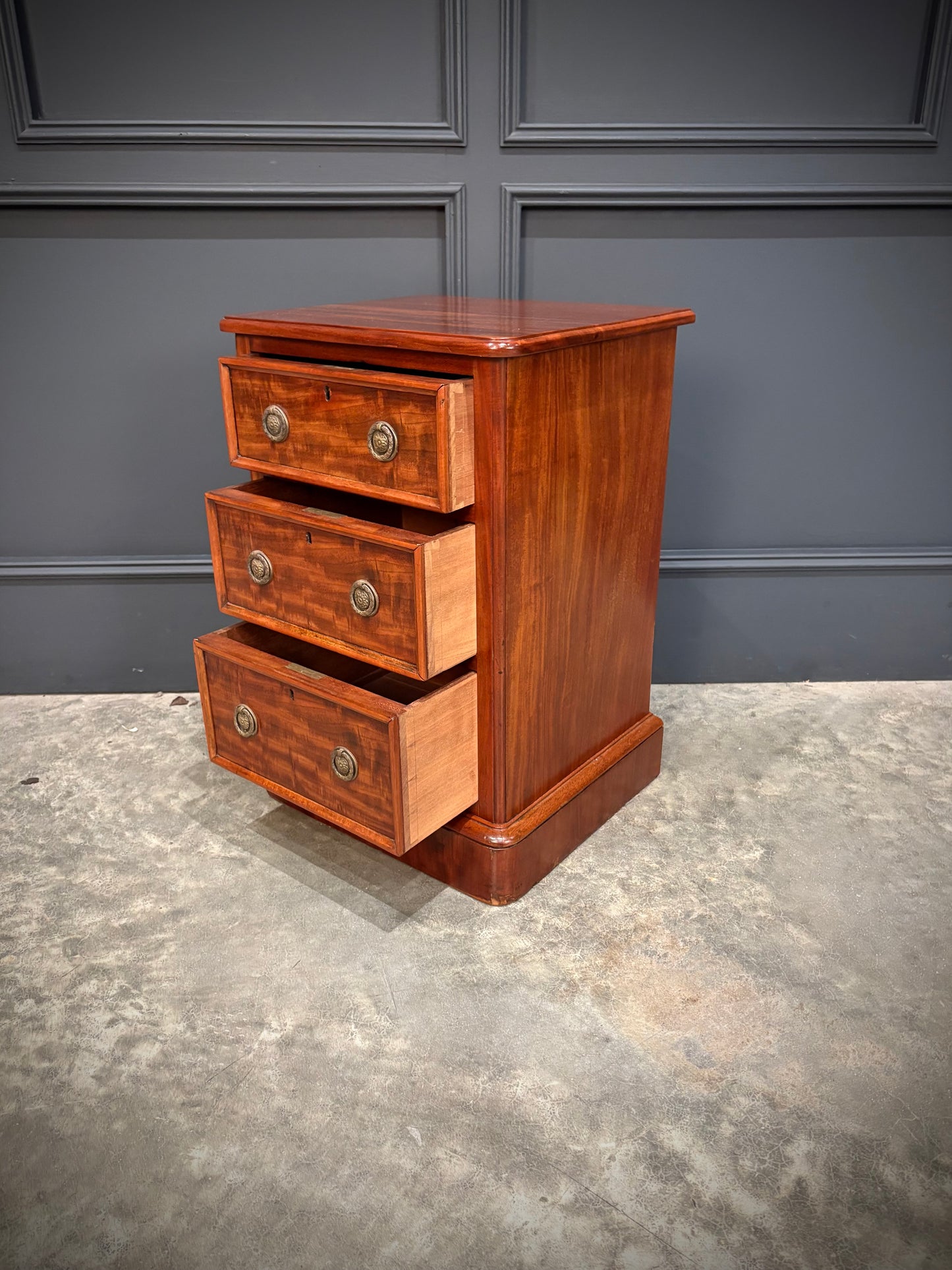 Pair of Victorian Mahogany Bedside Chests