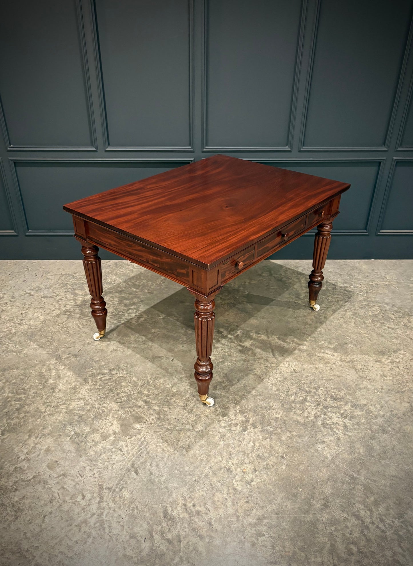 Victorian Mahogany Extending Writing Table