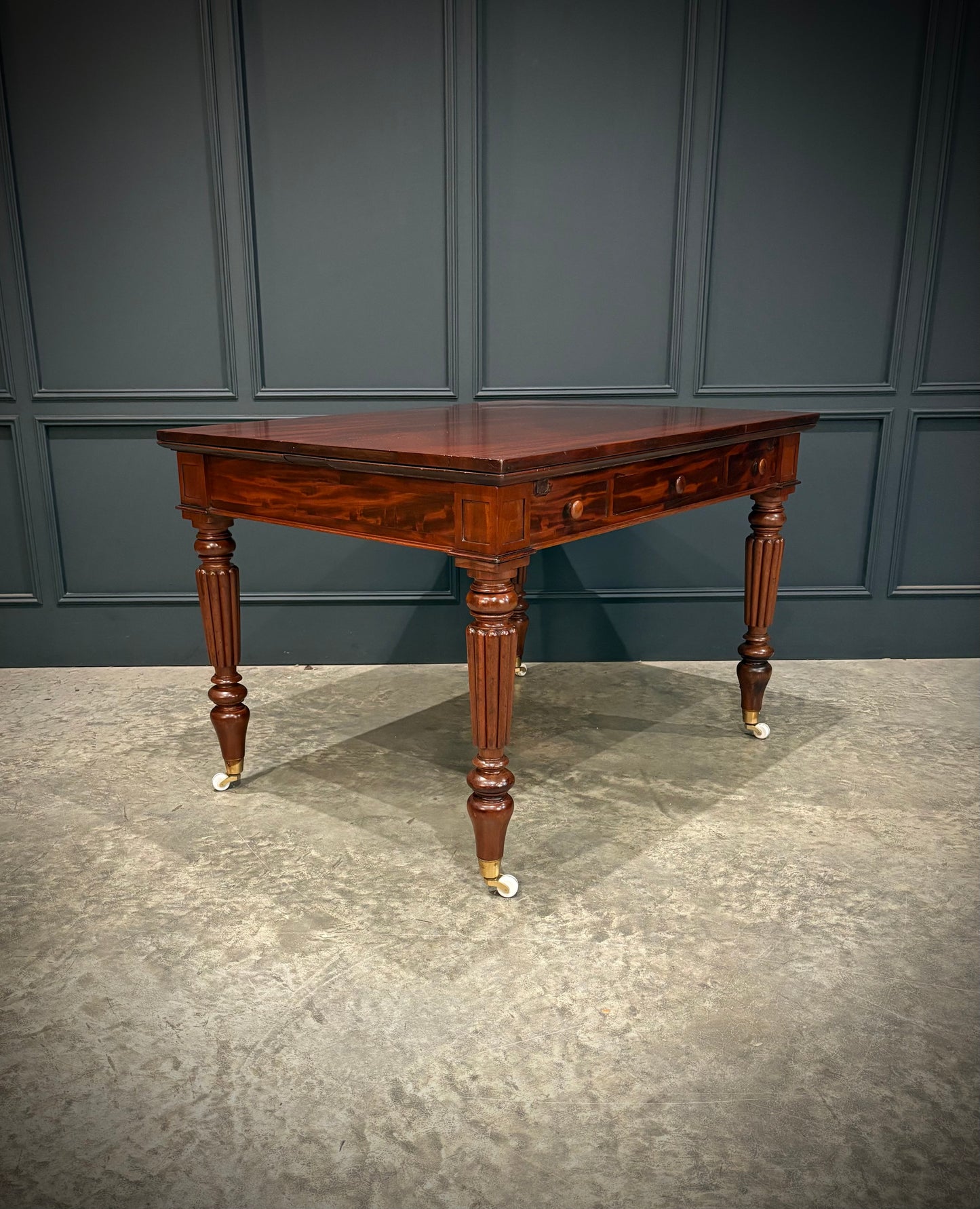 Victorian Mahogany Extending Writing Table