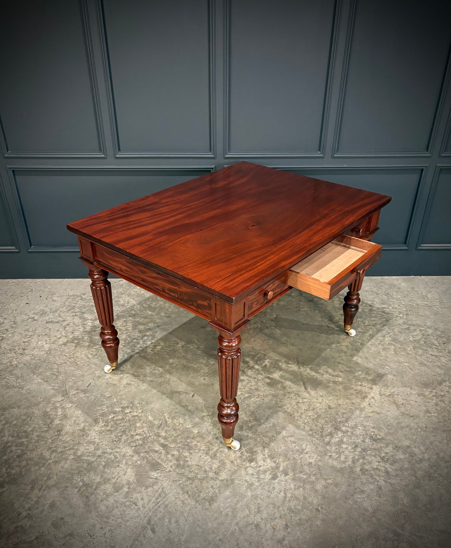 Victorian Mahogany Extending Writing Table