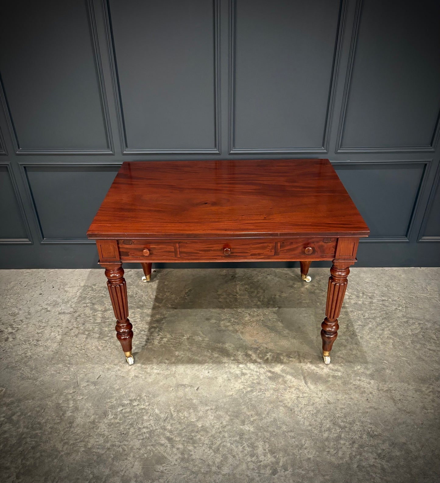 Victorian Mahogany Extending Writing Table