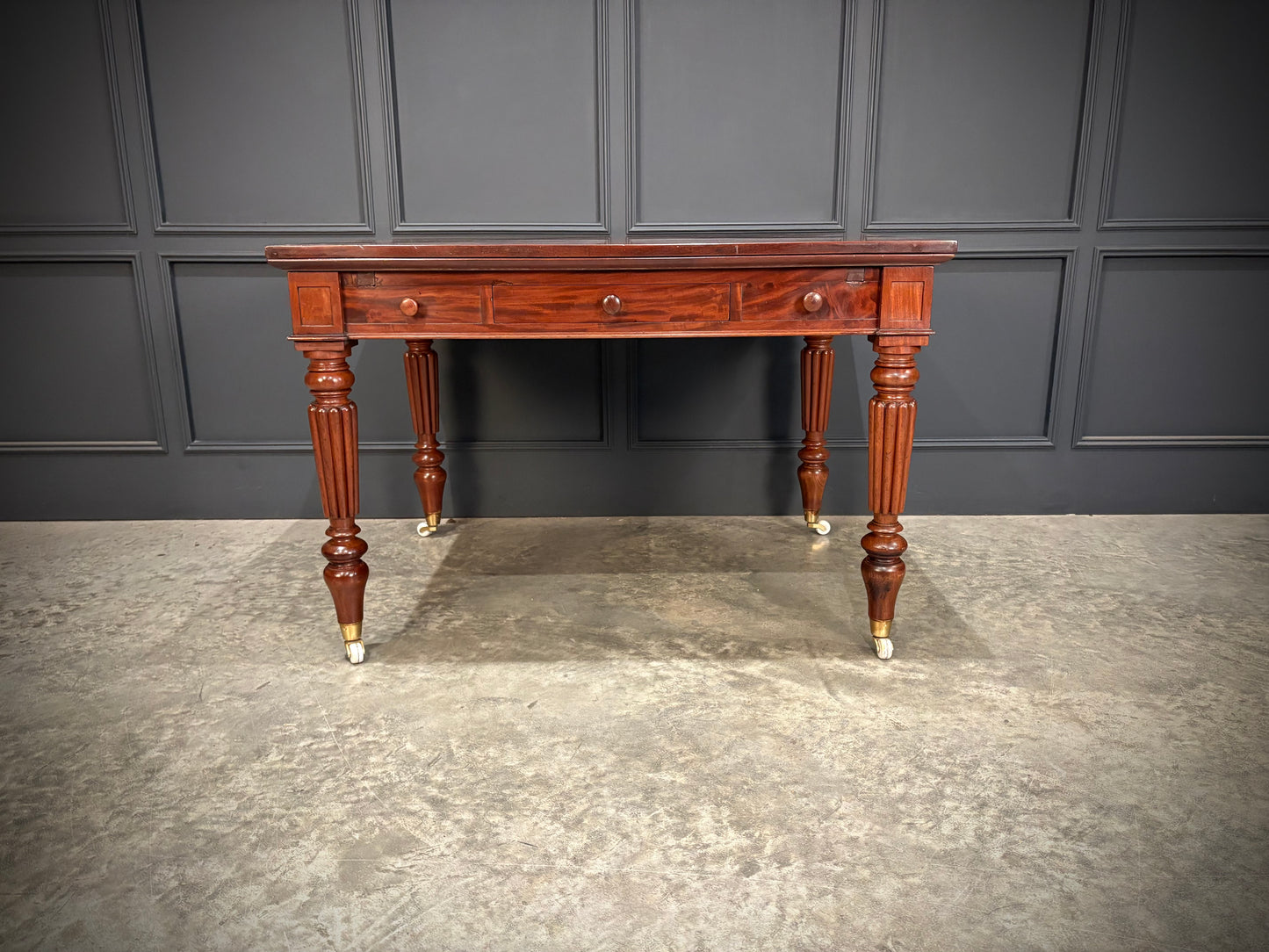 Victorian Mahogany Extending Writing Table