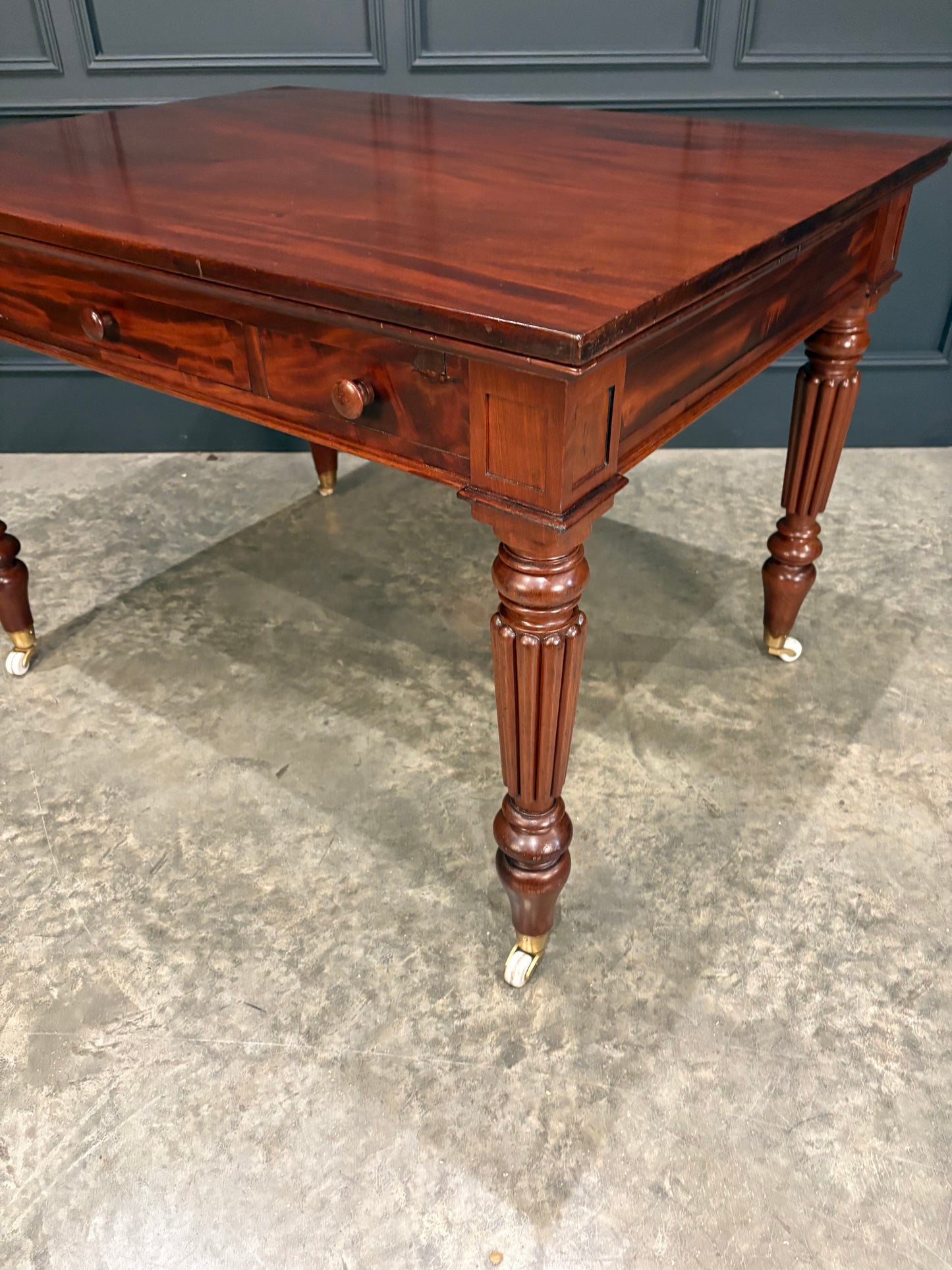 Victorian Mahogany Extending Writing Table