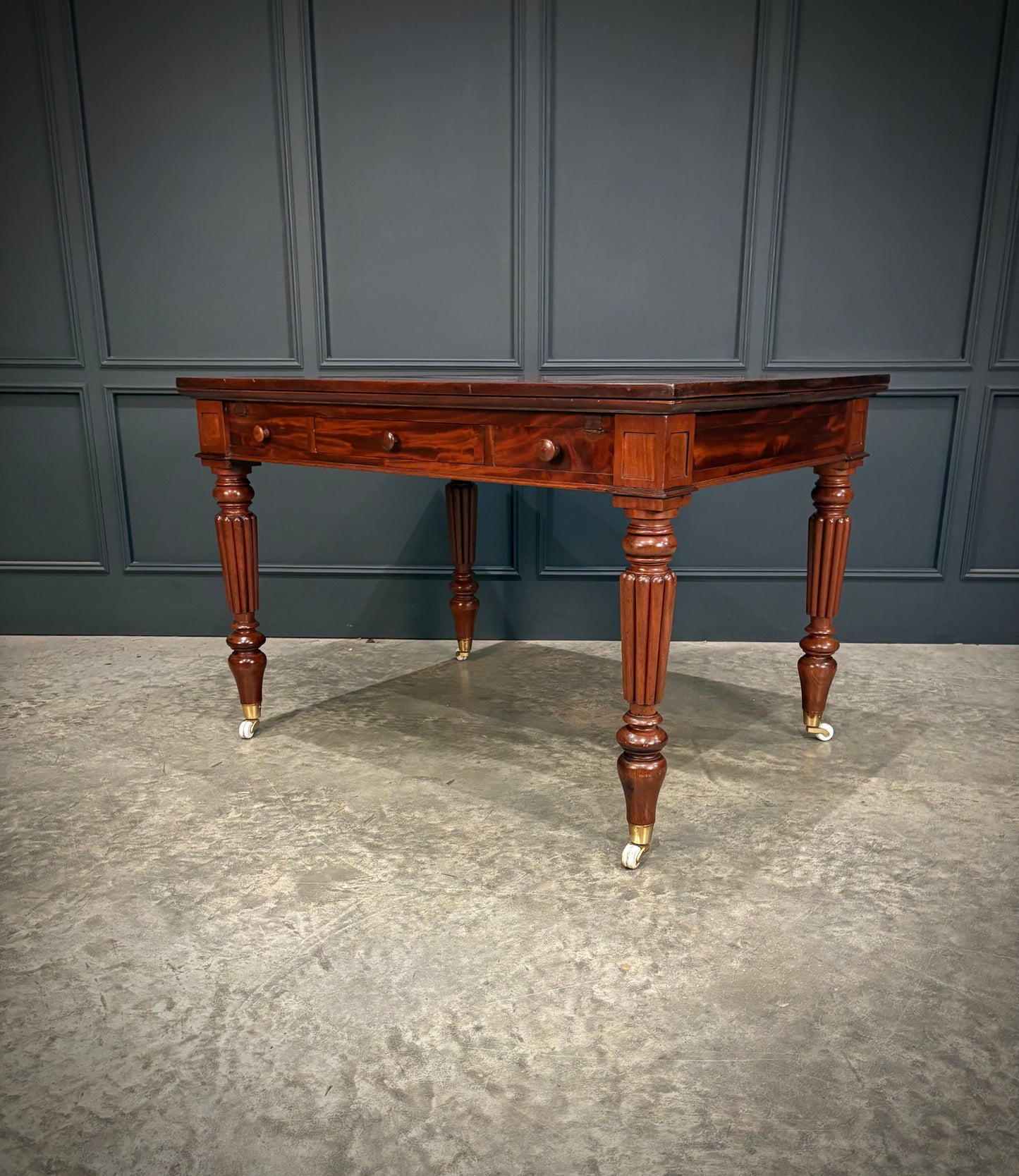 Victorian Mahogany Extending Writing Table