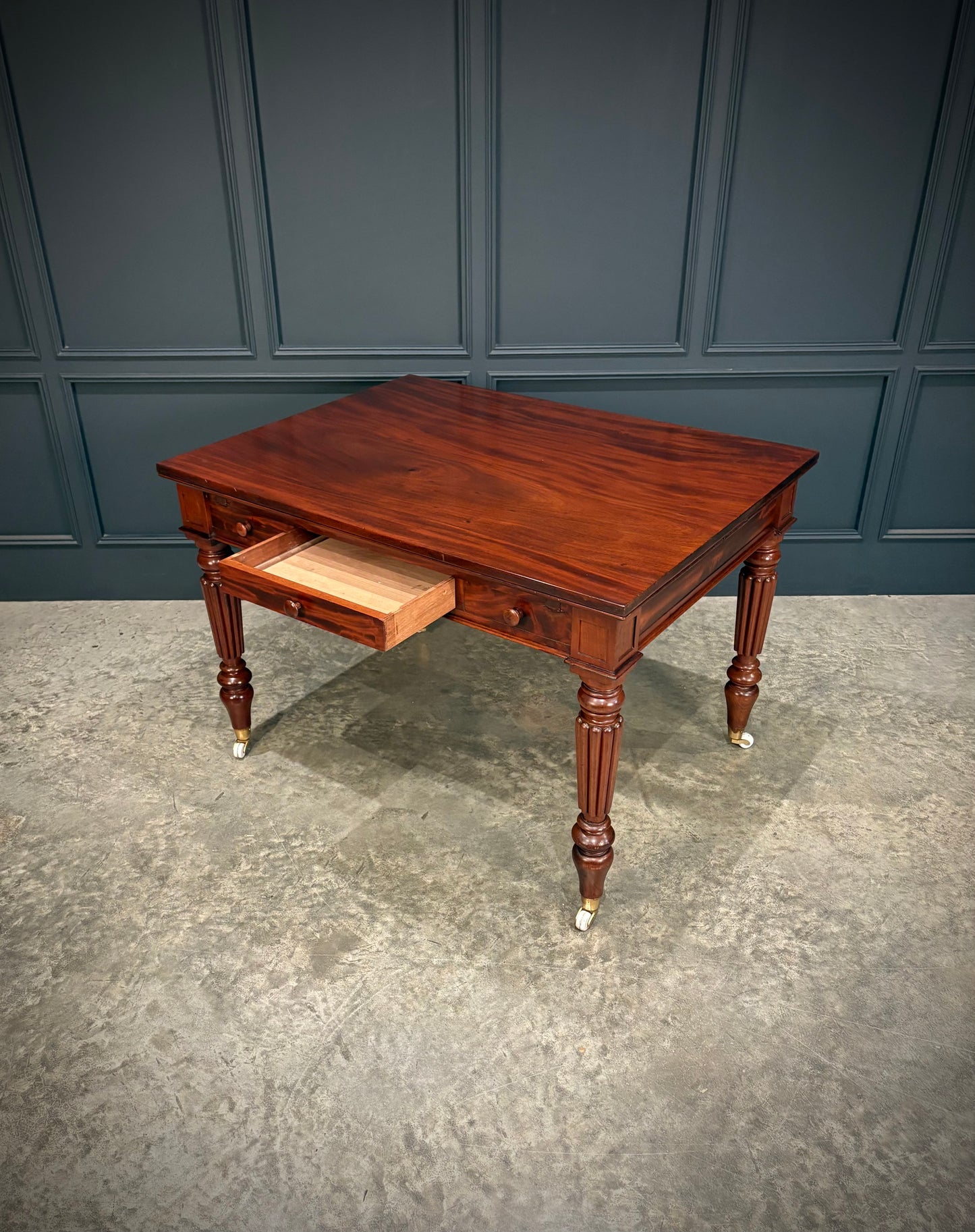 Victorian Mahogany Extending Writing Table