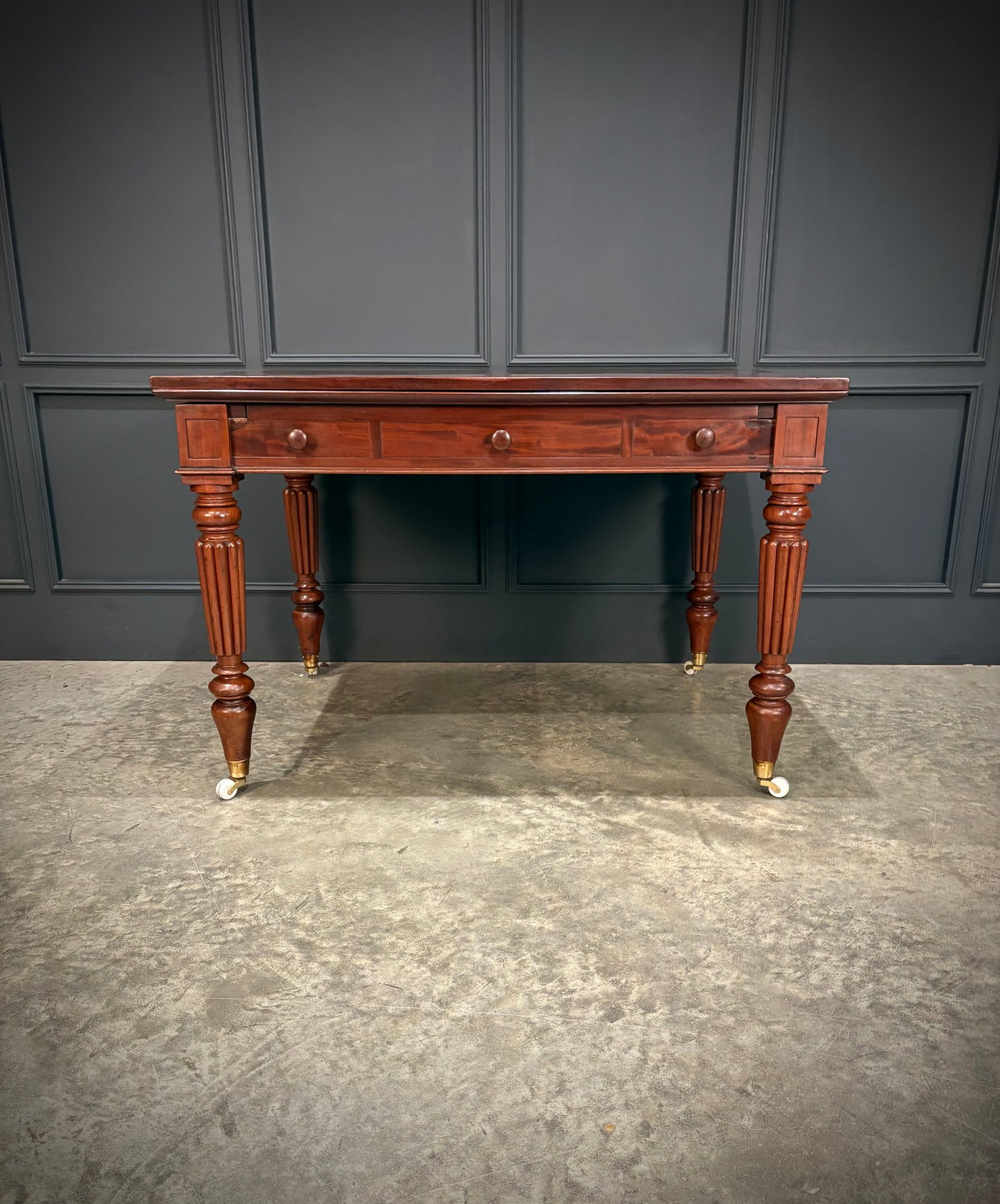 Victorian Mahogany Extending Writing Table