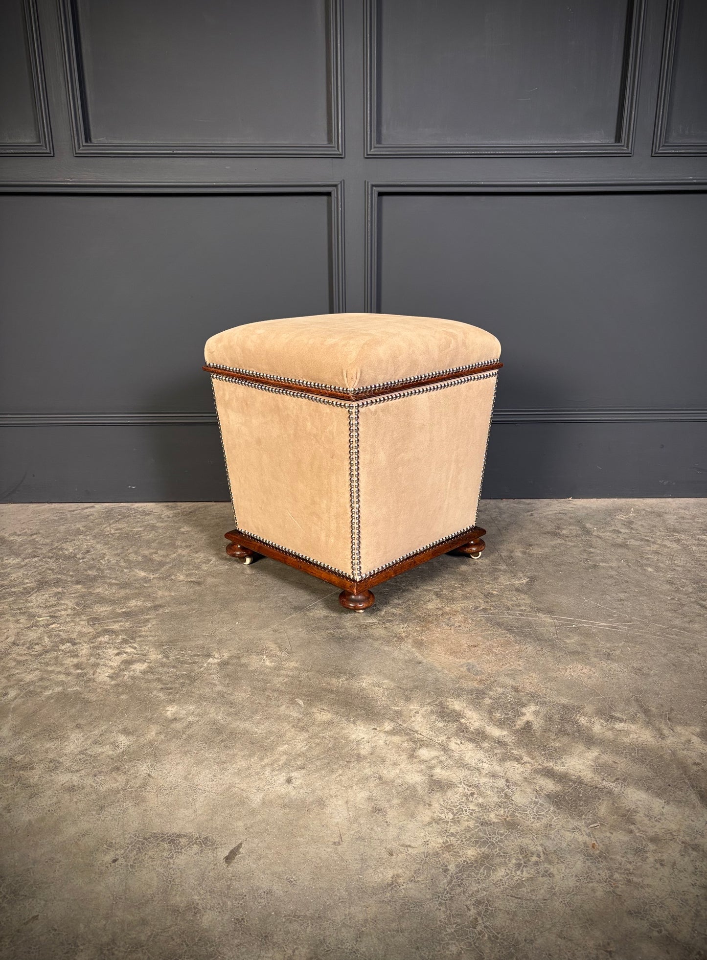 Pair of Regency Ottoman Stools