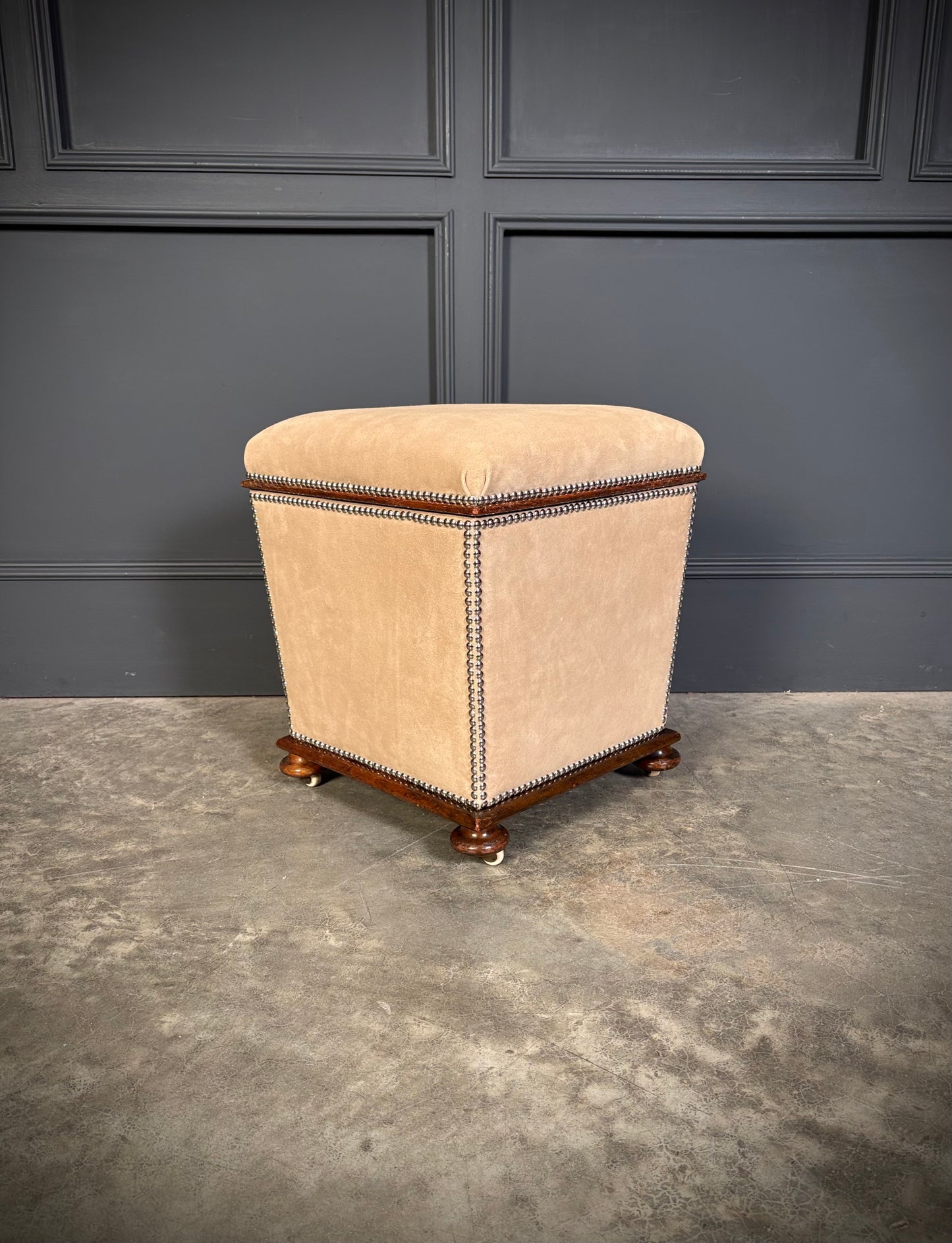 Pair of Regency Ottoman Stools