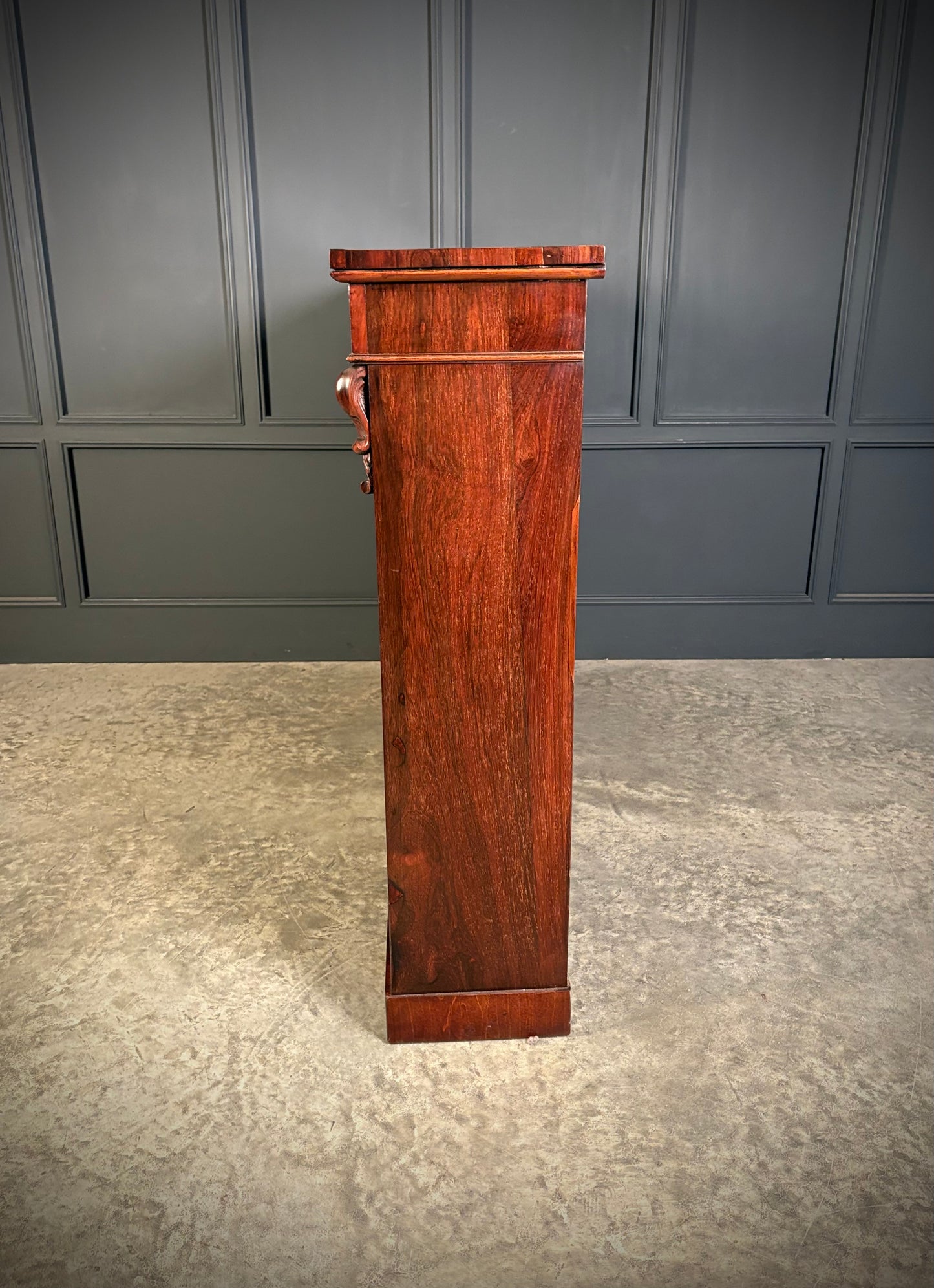 Victorian Rosewood Open Bookcase