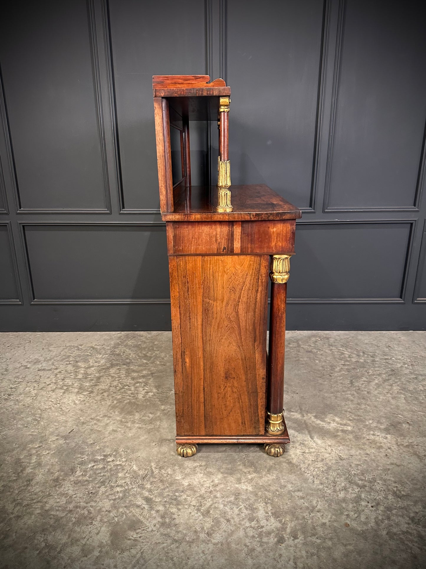 William IV Rosewood Chiffonier Side Cabinet